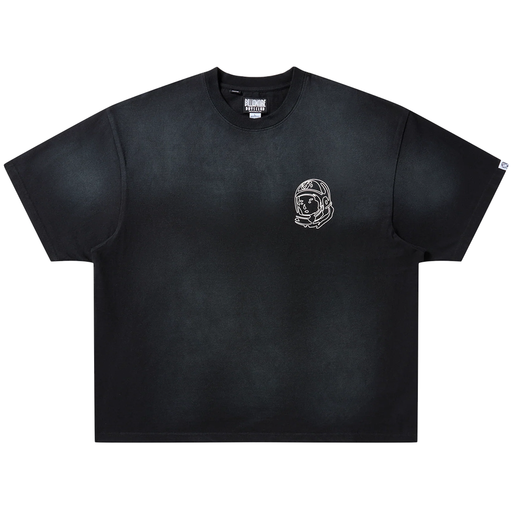 Billionaire Boys Club BB Faded Helmet SS Knit (Crop Fit)-Black-851-3307