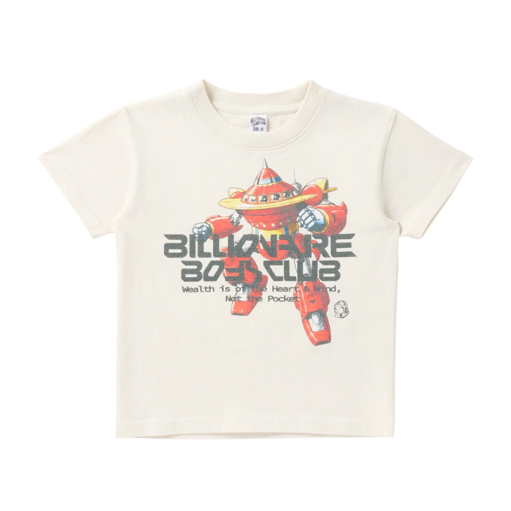 Kids Billionaire Boys Club BB Unit 03 SS Knit 'Whisper White' 863-3304