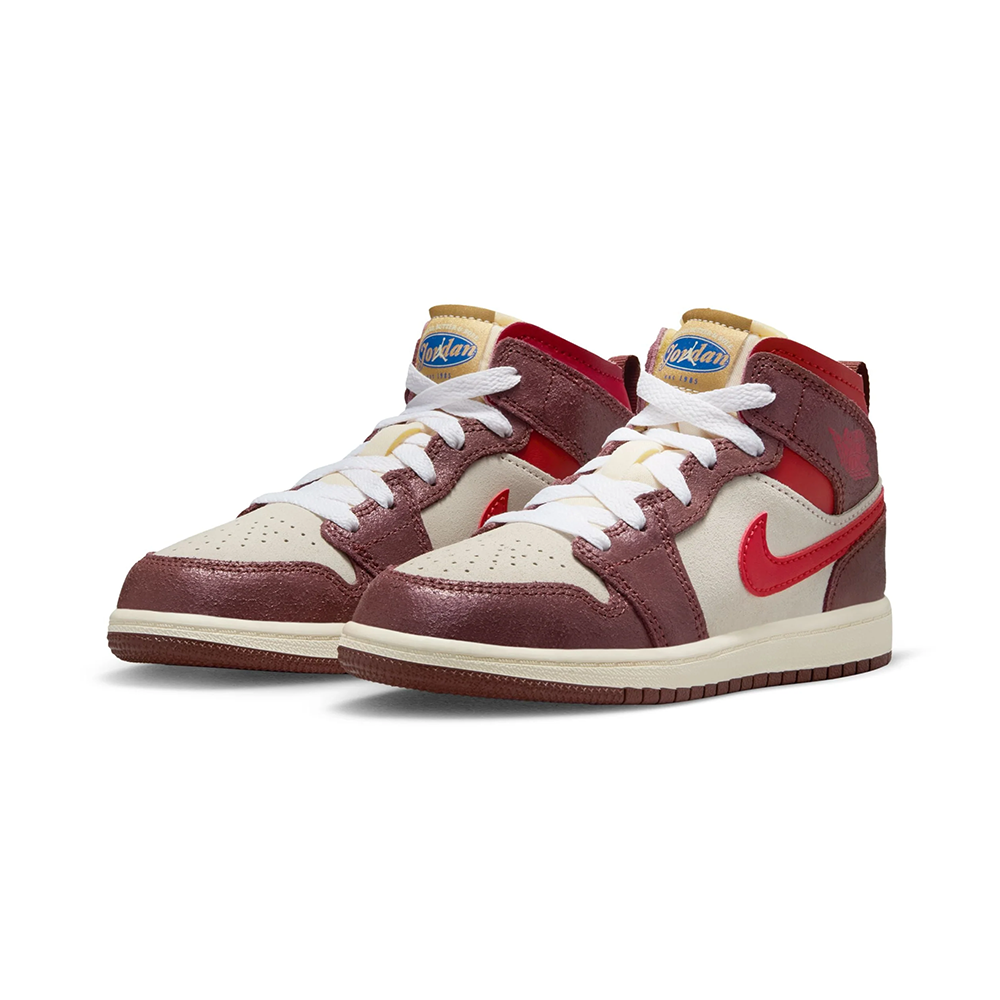 Preschool Jordan 1 Mid SE 'Breakfast' - HF3198-100
