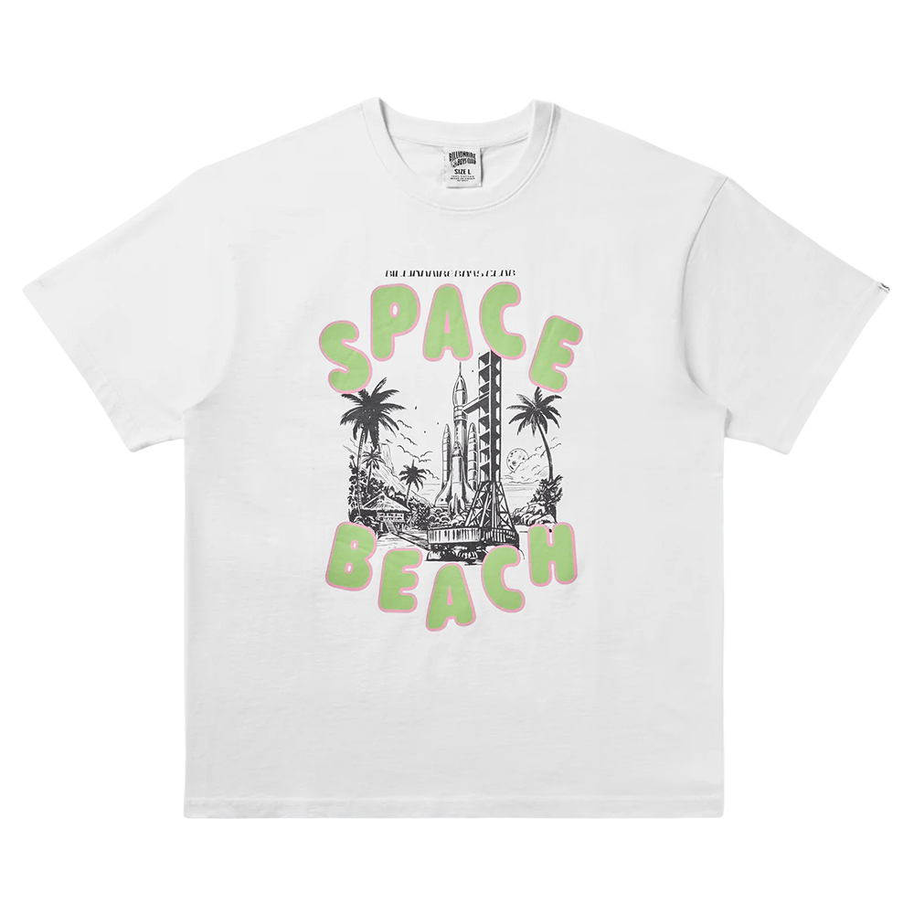 Billionaire Boys Club BB Space Beach SS Tee-White-851-3201