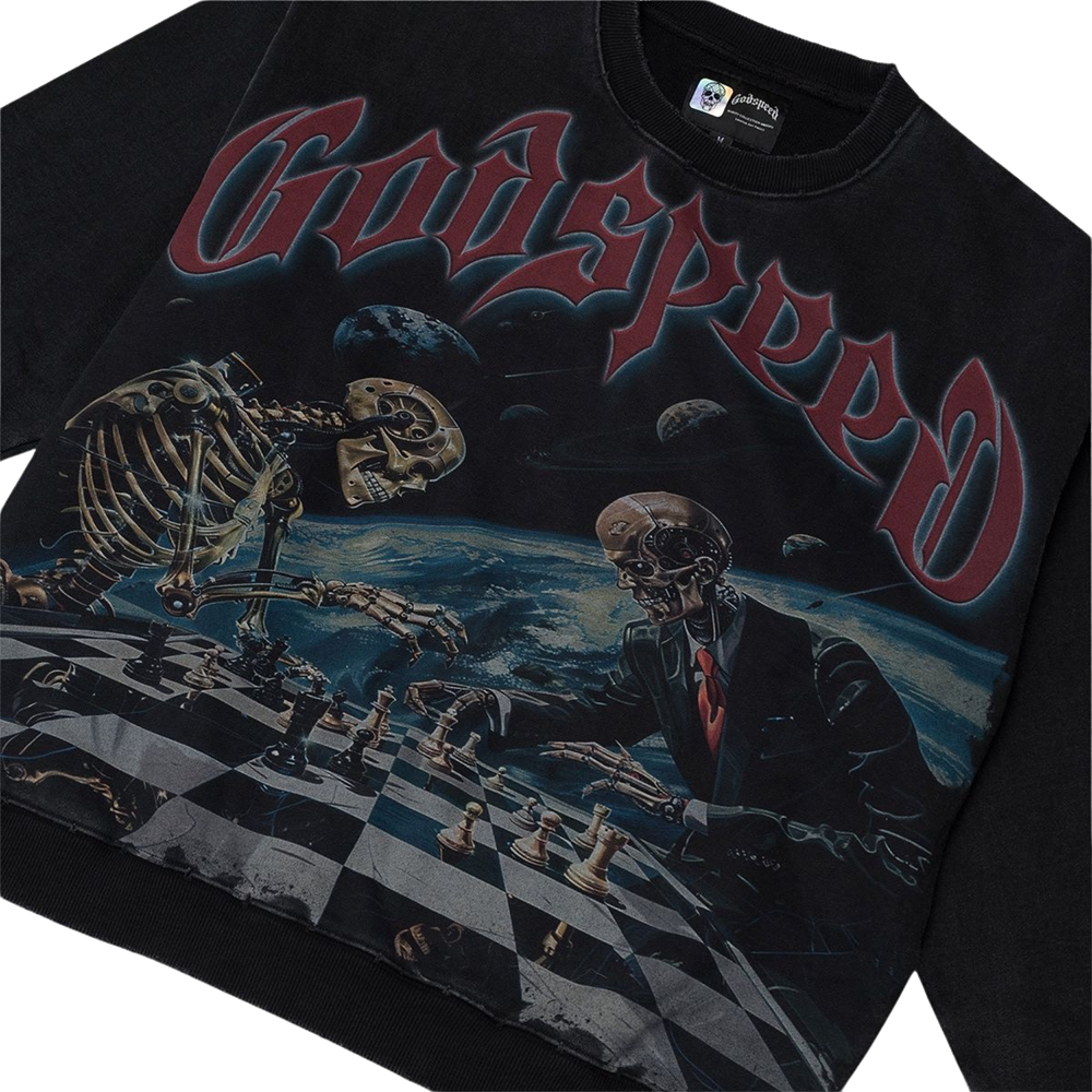 Godspeed Checkmate Sweatshirt - Black