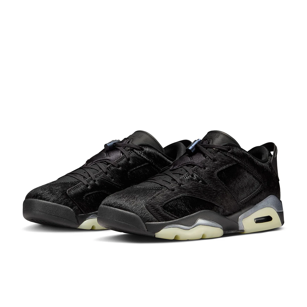 Women's Air Jordan 6 Retro Low 'Blackout' - IO9786-001