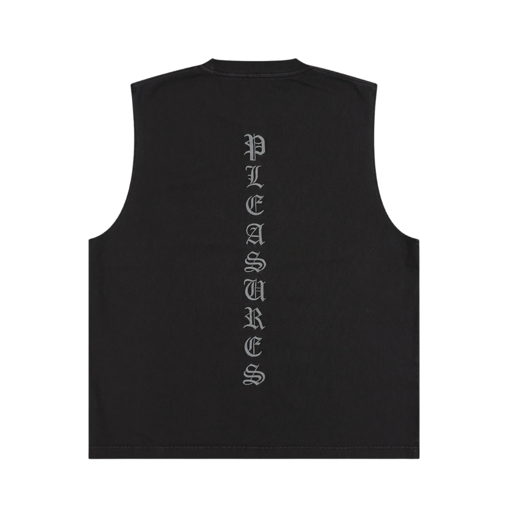 Pleasures Sorrow Sleeveless Shirt-Black - P26SU006