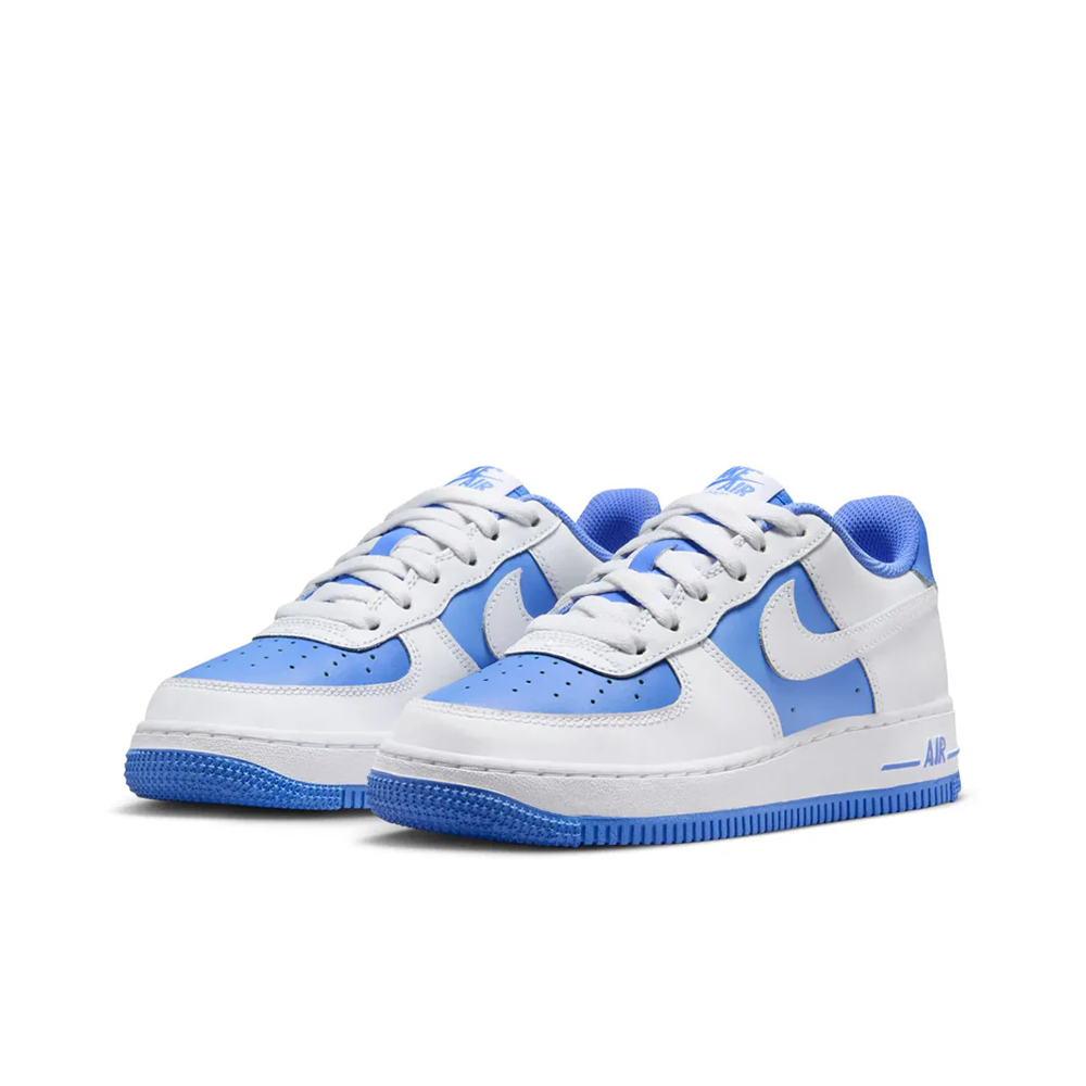 Grade School Nike Air Force 1 BG 'White/Royal Pulse' - HV0936-100
