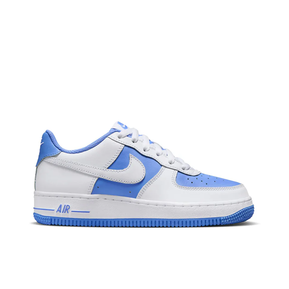 Grade School Nike Air Force 1 BG 'White/Royal Pulse' - HV0936-100