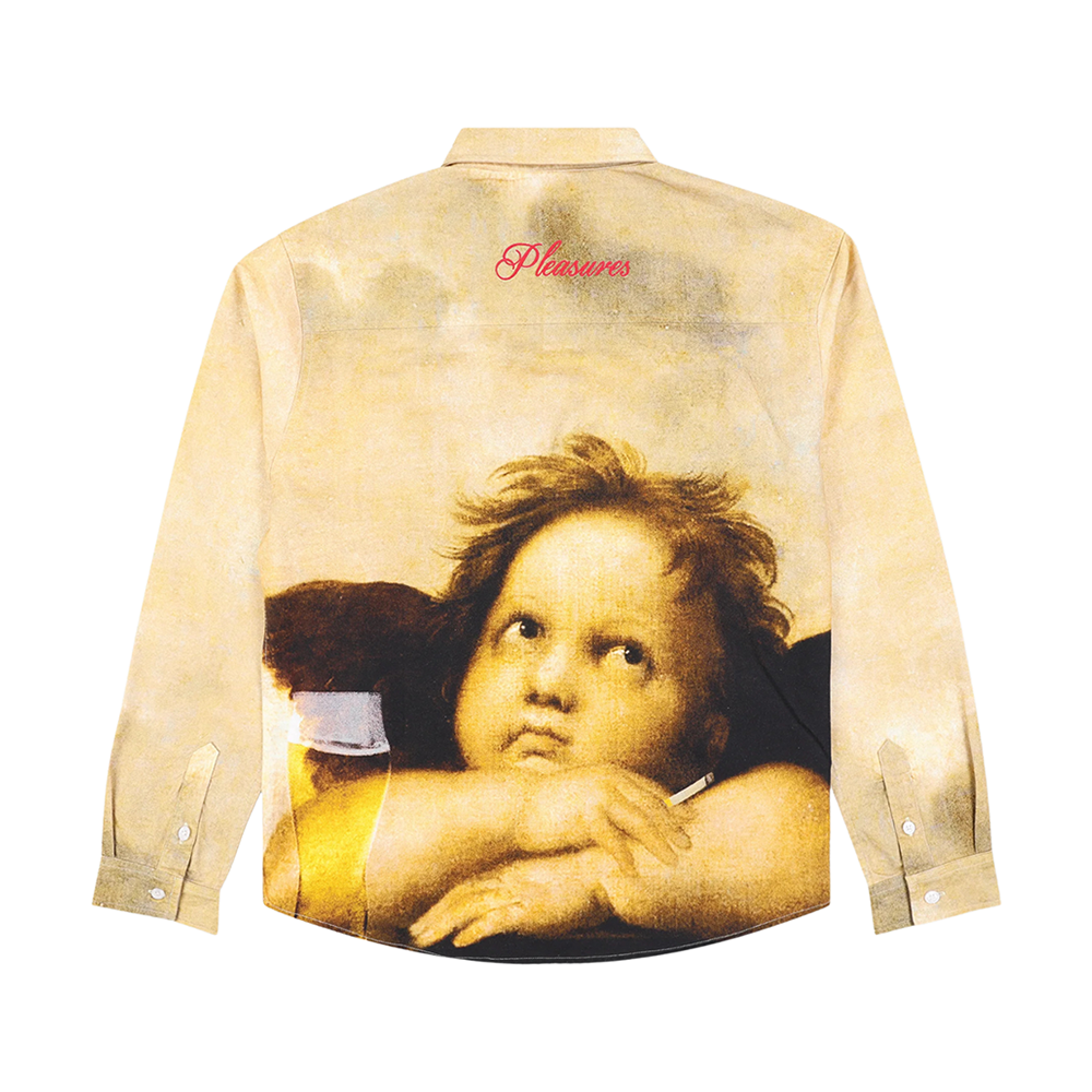 Pleasures Cherub Button Up-Multi-P25F034