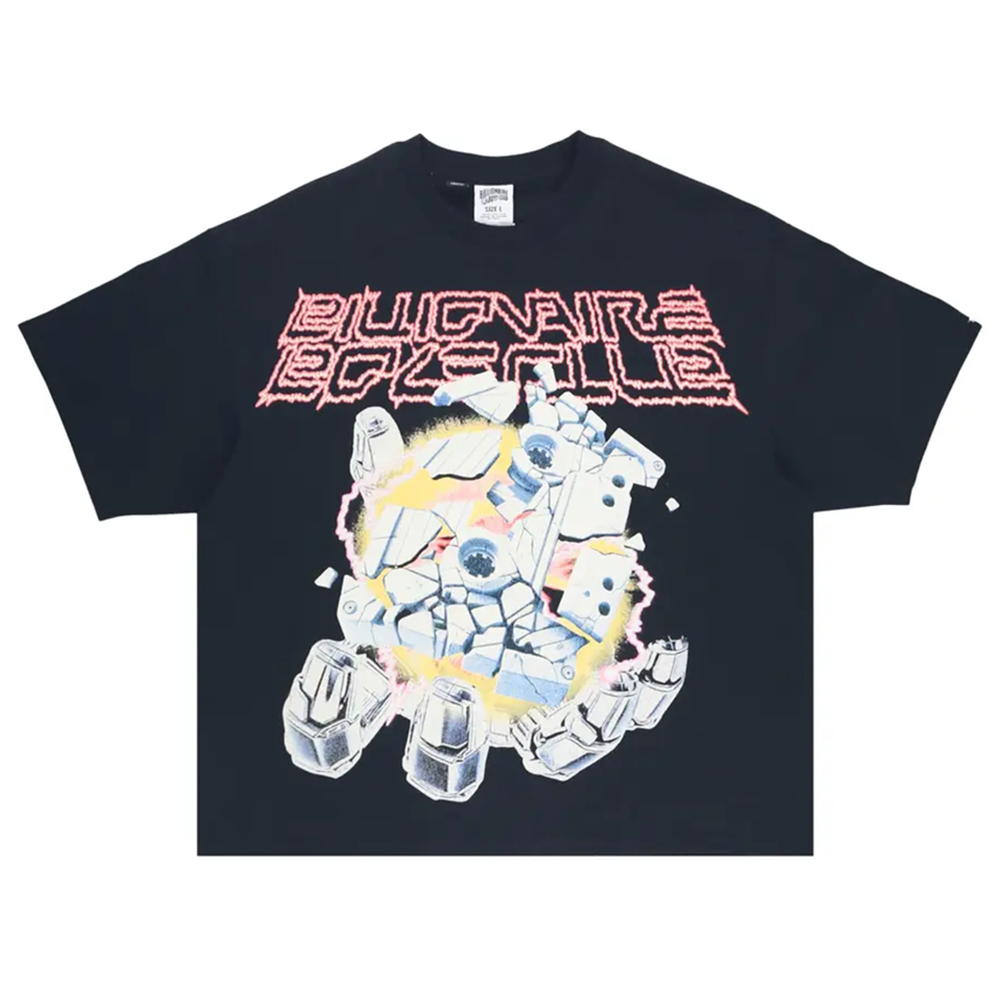 Billionaire Boys Club Abandon Planet SS Knit (Cropped Fit) - Black -851-2312