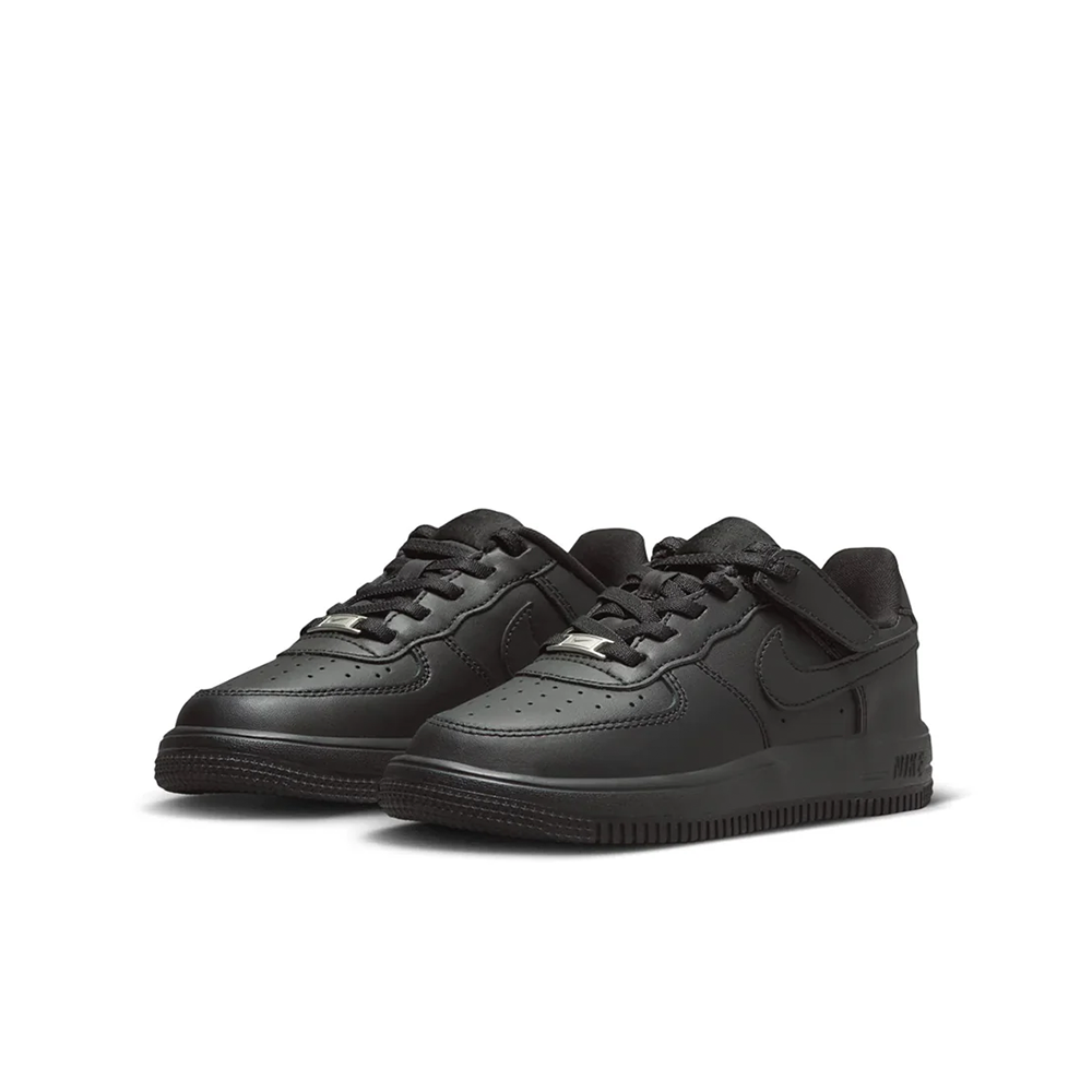 Preschool Nike Force 1 Low Easyon 'Black' - FN0237-001