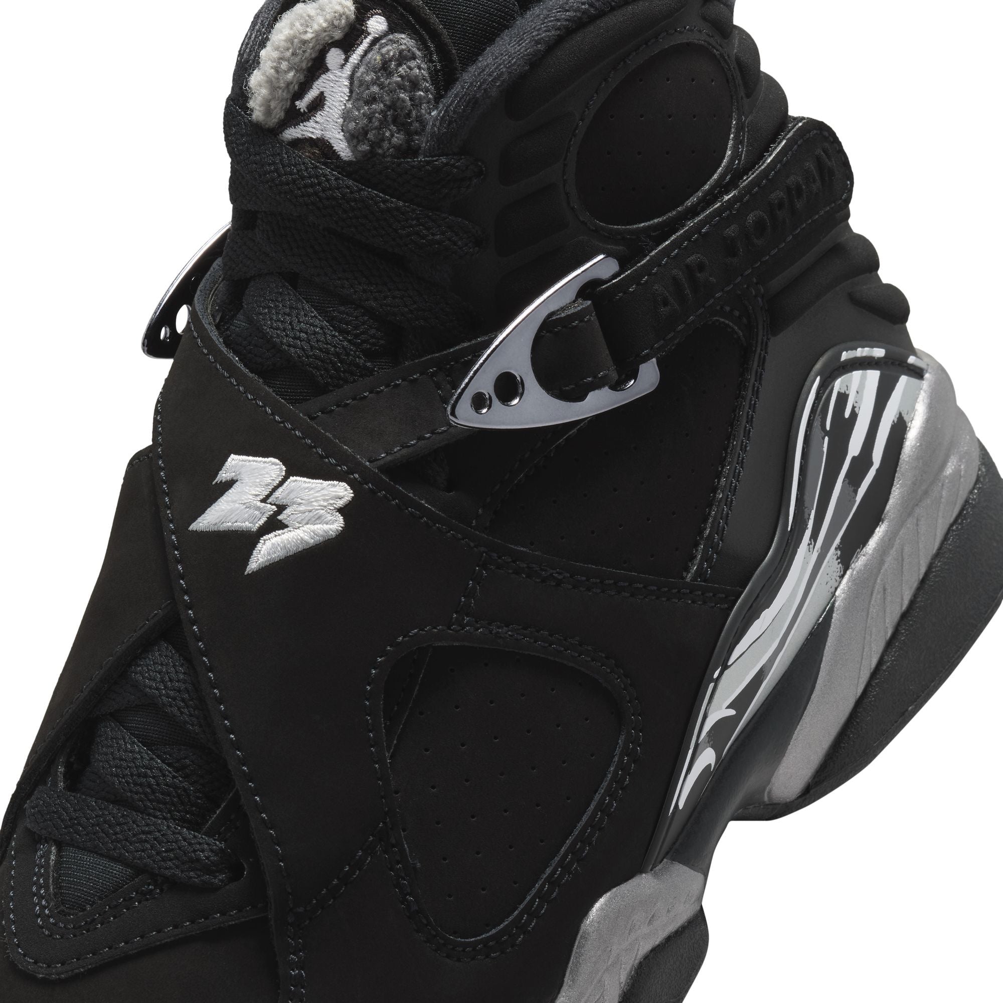 Grade School Air Jordan 8 Retro 'Chrome' - 305368-007