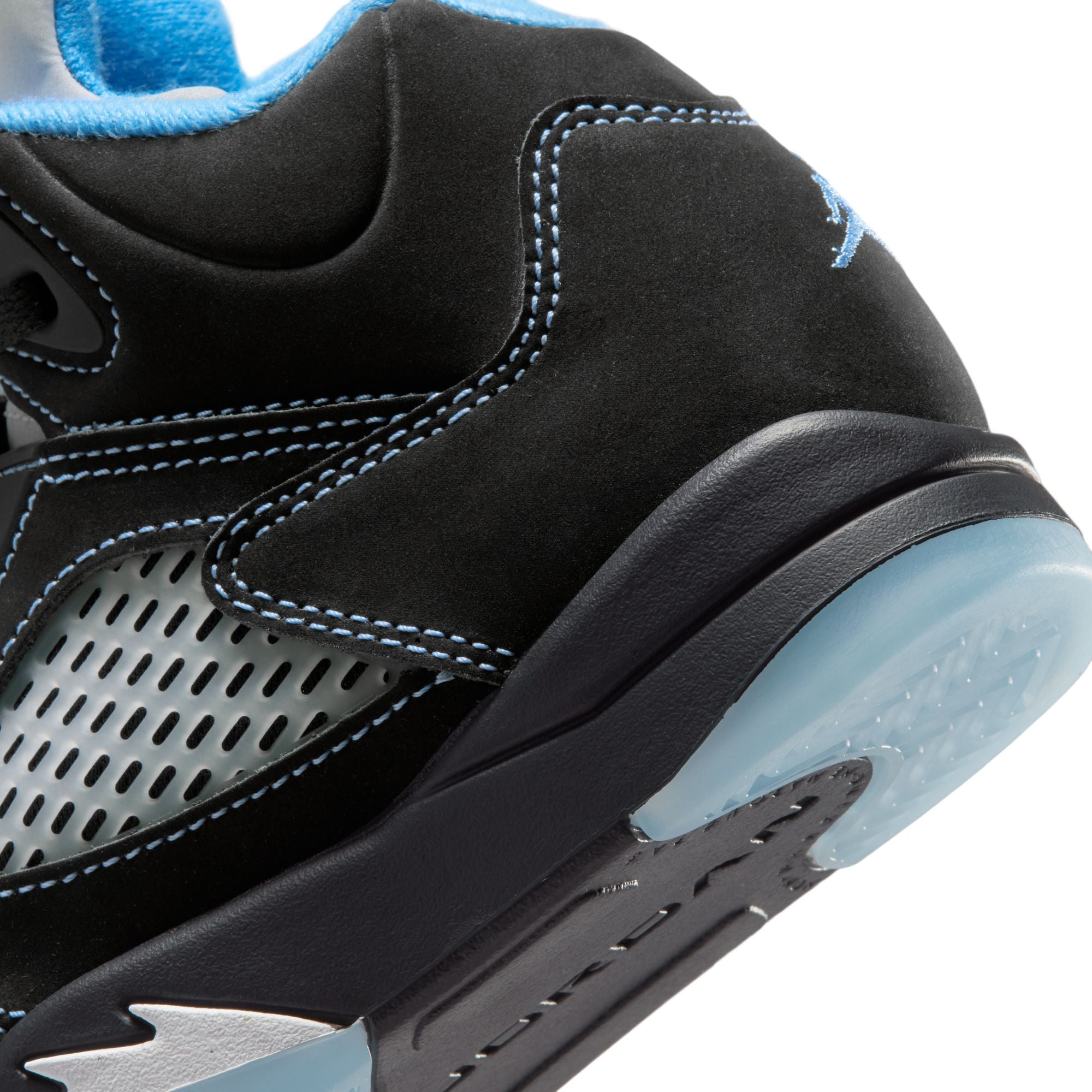 Preschool Jordan 5 Retro 'Black University Blue' - 440889-008