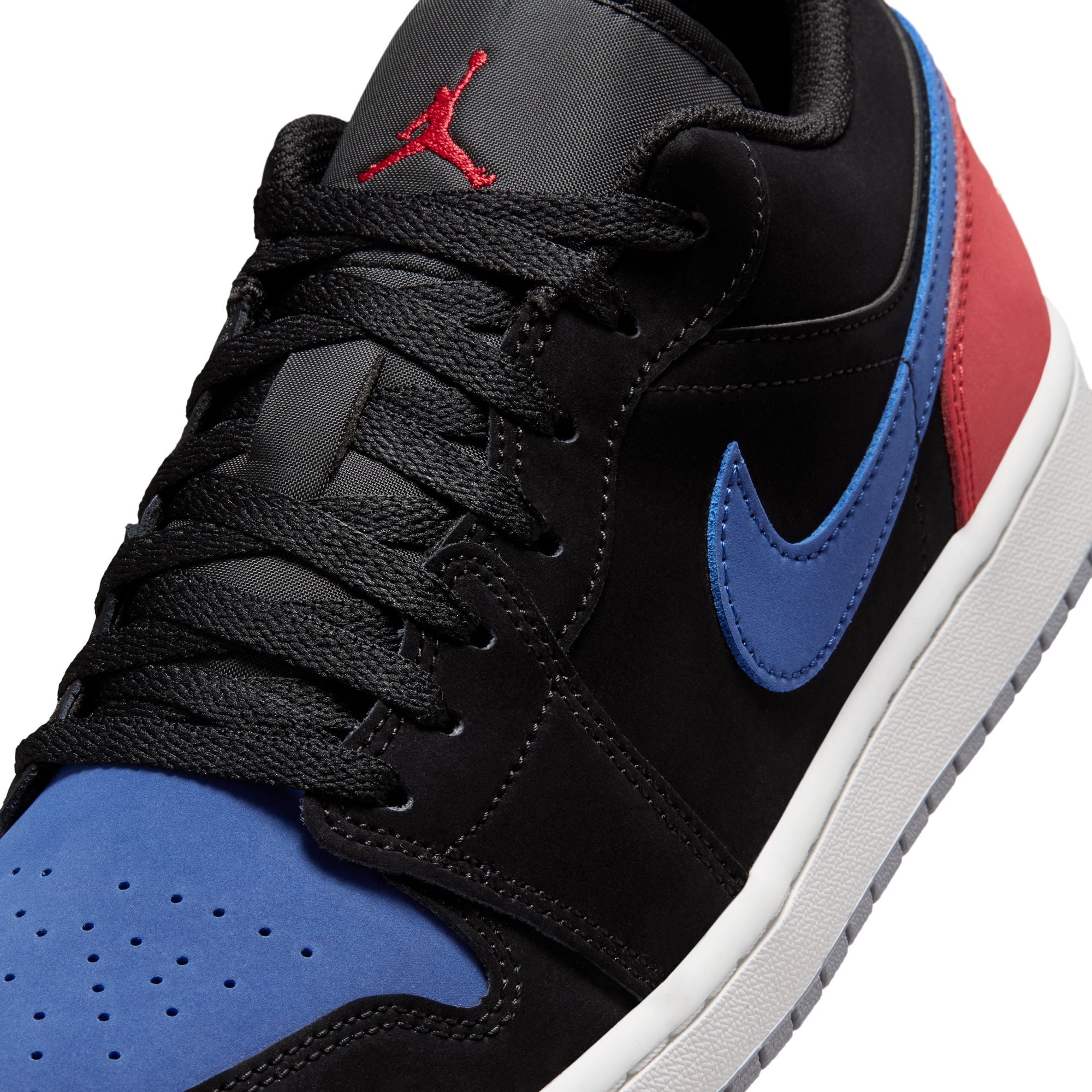 Men's Air Jordan 1 Low 'Black Summit/True Blue' - 553558-049