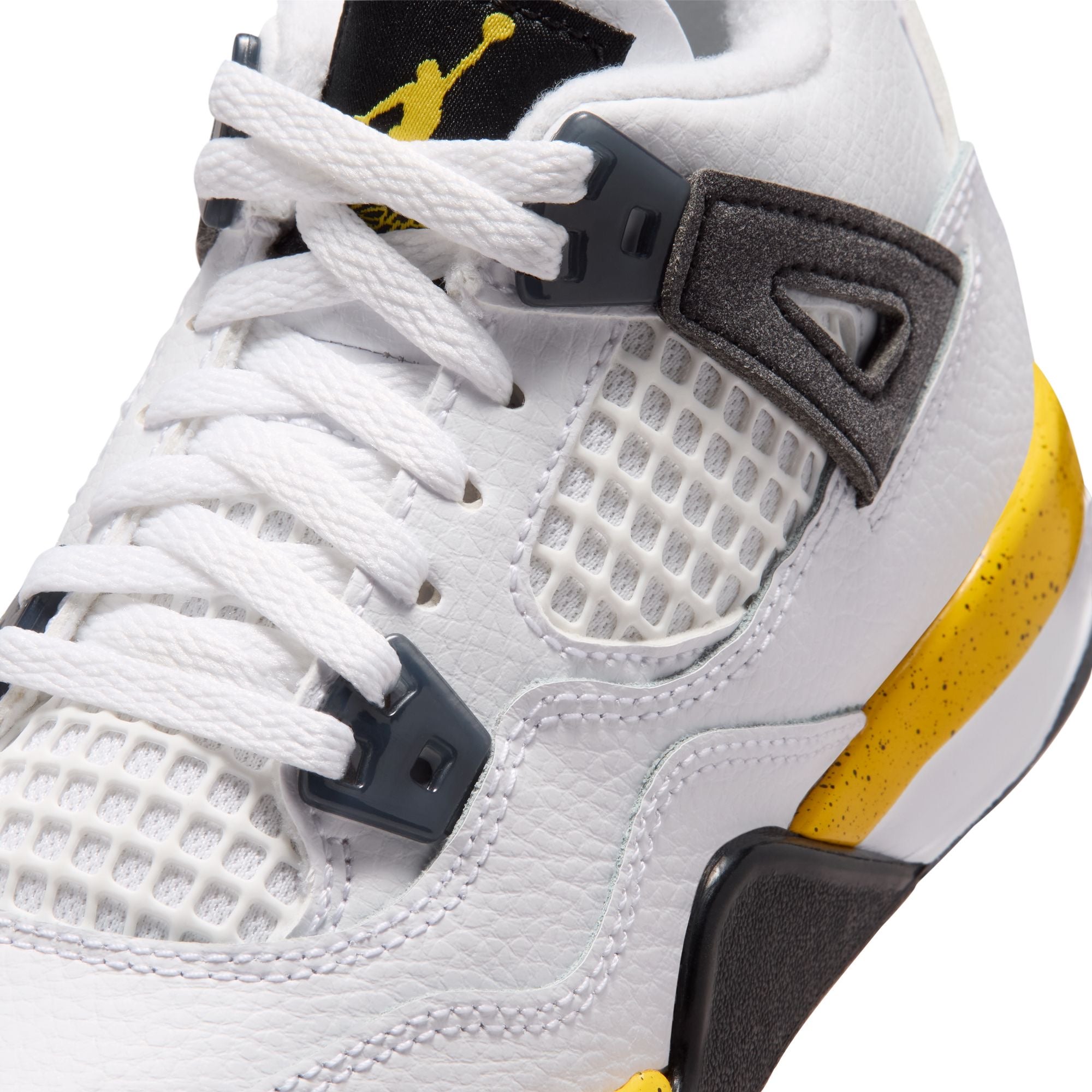 Preschool Jordan 4 Retro 'Tour Yellow' - BQ7669-102