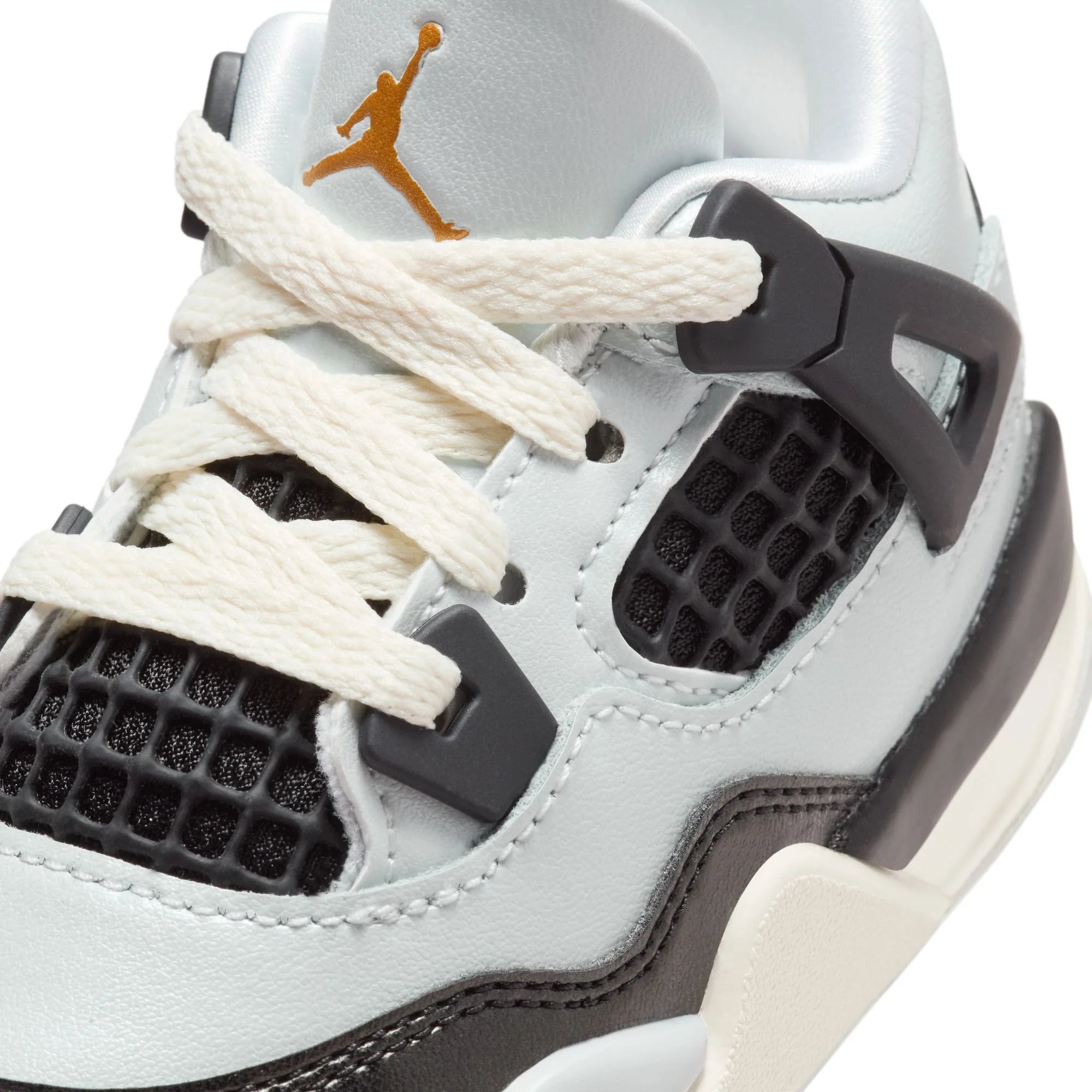 Toddler Jordan 4 Retro 'Platinum Gold' - FZ8584-070
