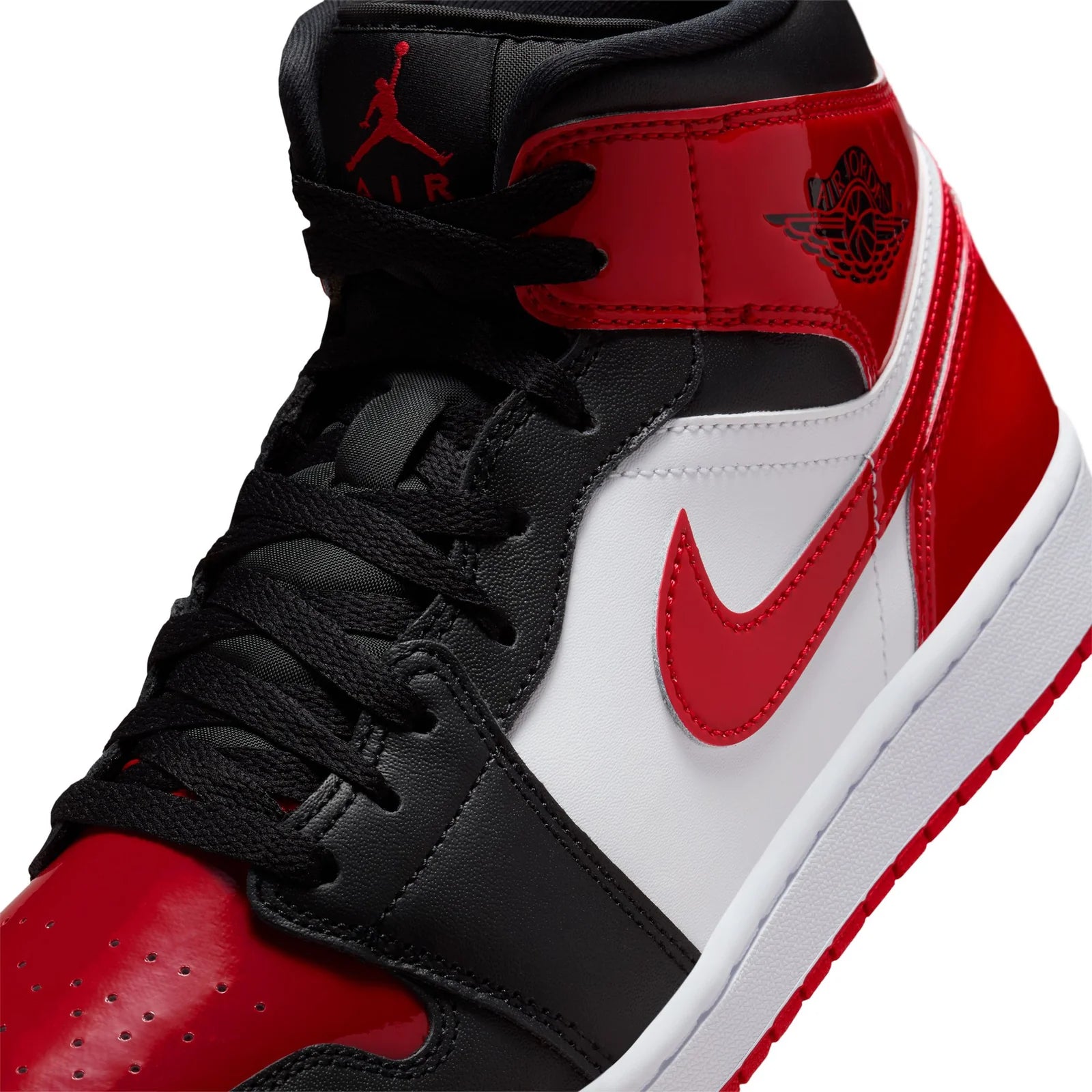 Men's Air Jordan 1 Mid SE 'Black/Varsity Red' - HV4091-006