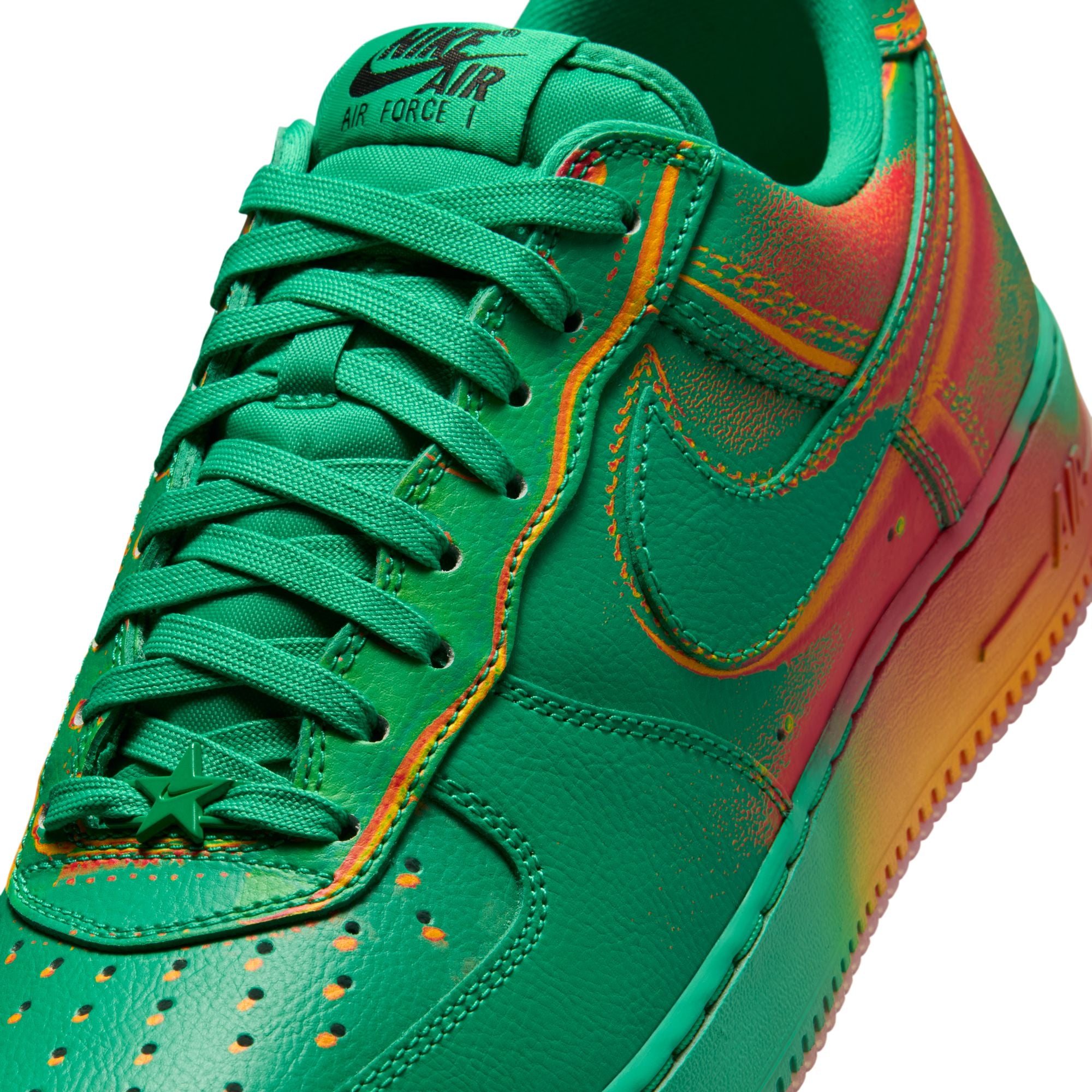 Men's Nike Air Force 1 Low 'Stadium Green/Laser Orange' - IB6834-300