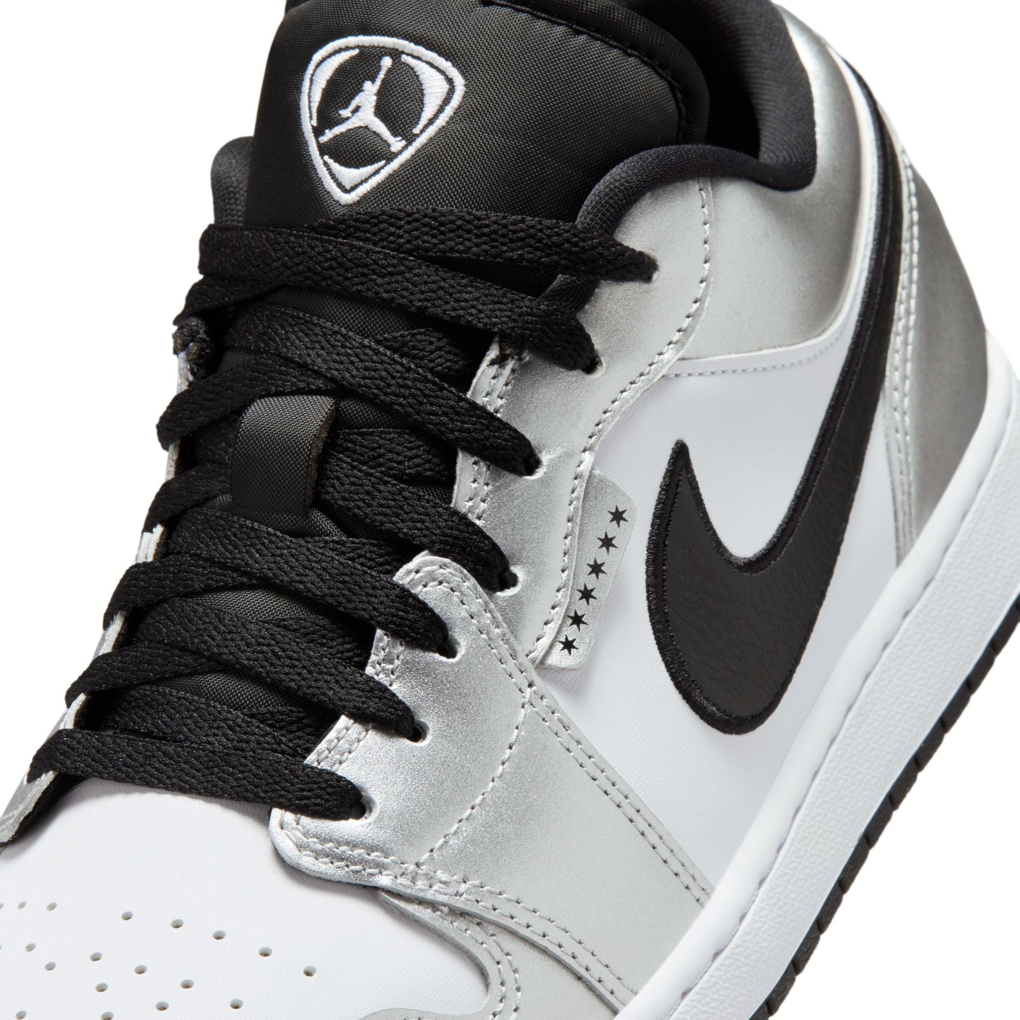 Men's Air Jordan 1 Low SE 'Metallic Silver Tiempo' - IR2278-100