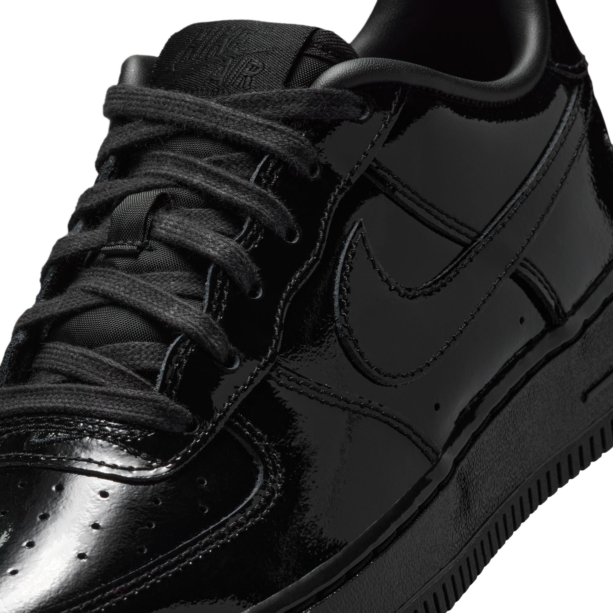 Grade School Nike Air Force 1 Low BG 'Black Patent' - IV2448-010