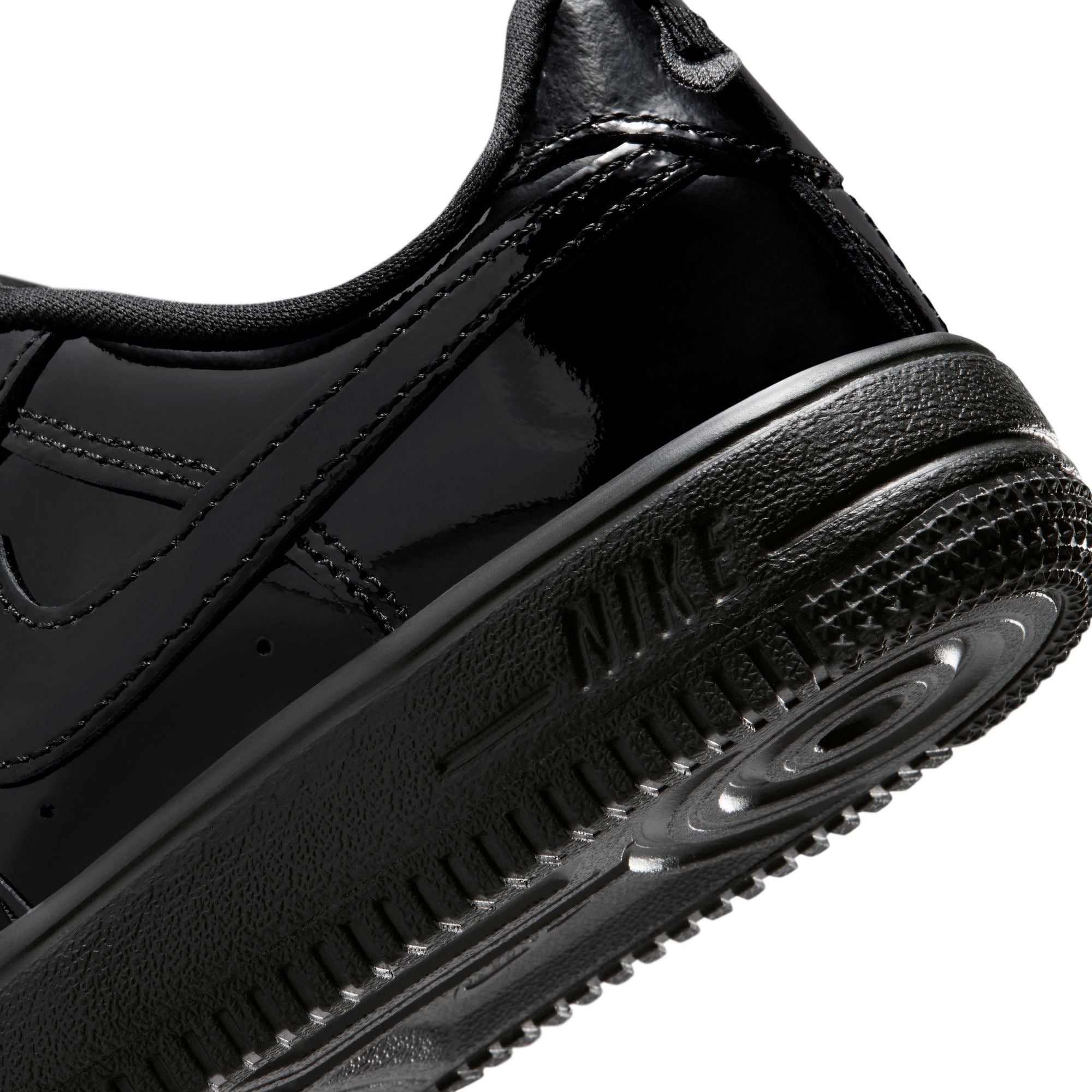 Preschool Nike Force 1 Low BP Lace 'Black' - IV2449-010