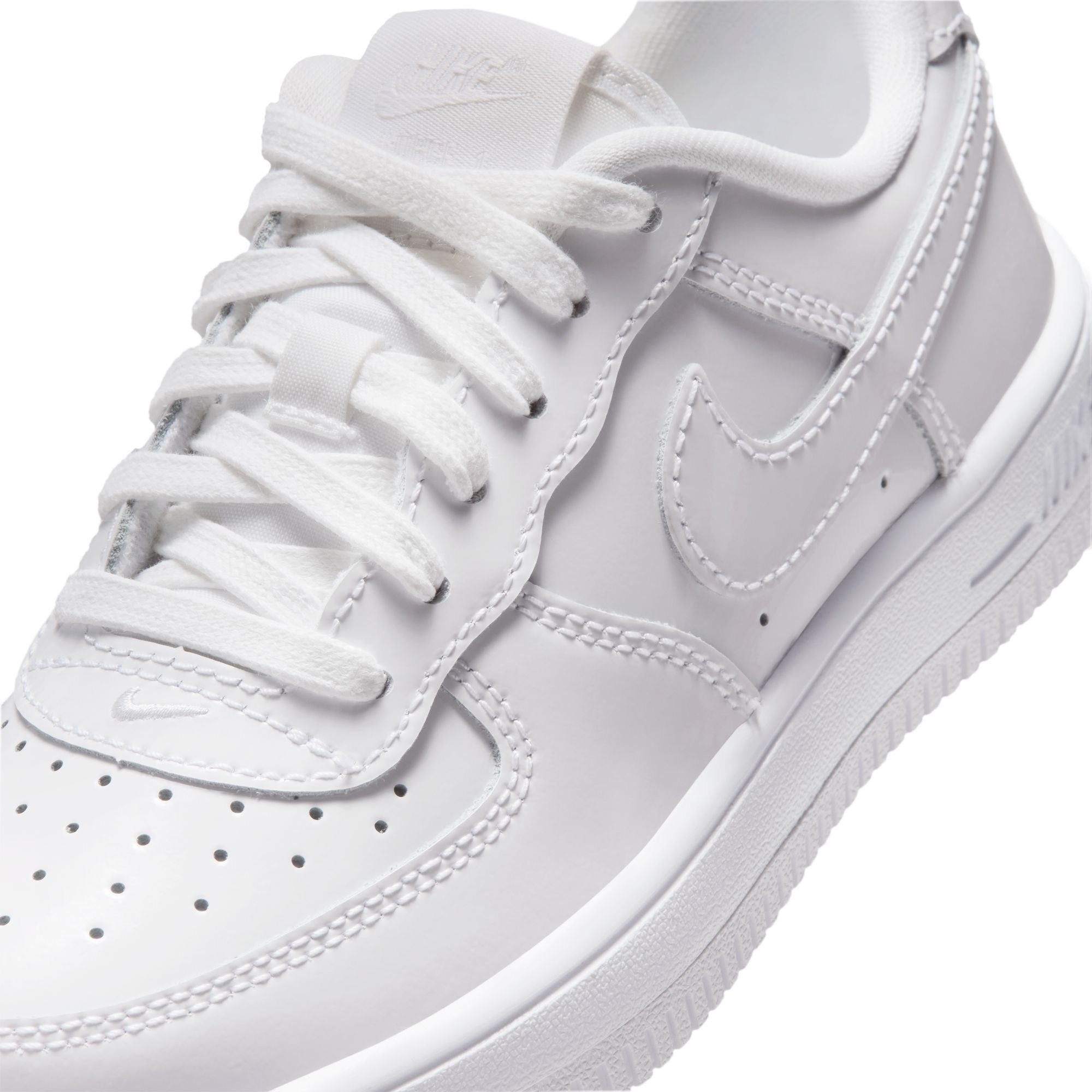 Preschool Nike Force 1 Low BP Lace 'White' - IV2449-100
