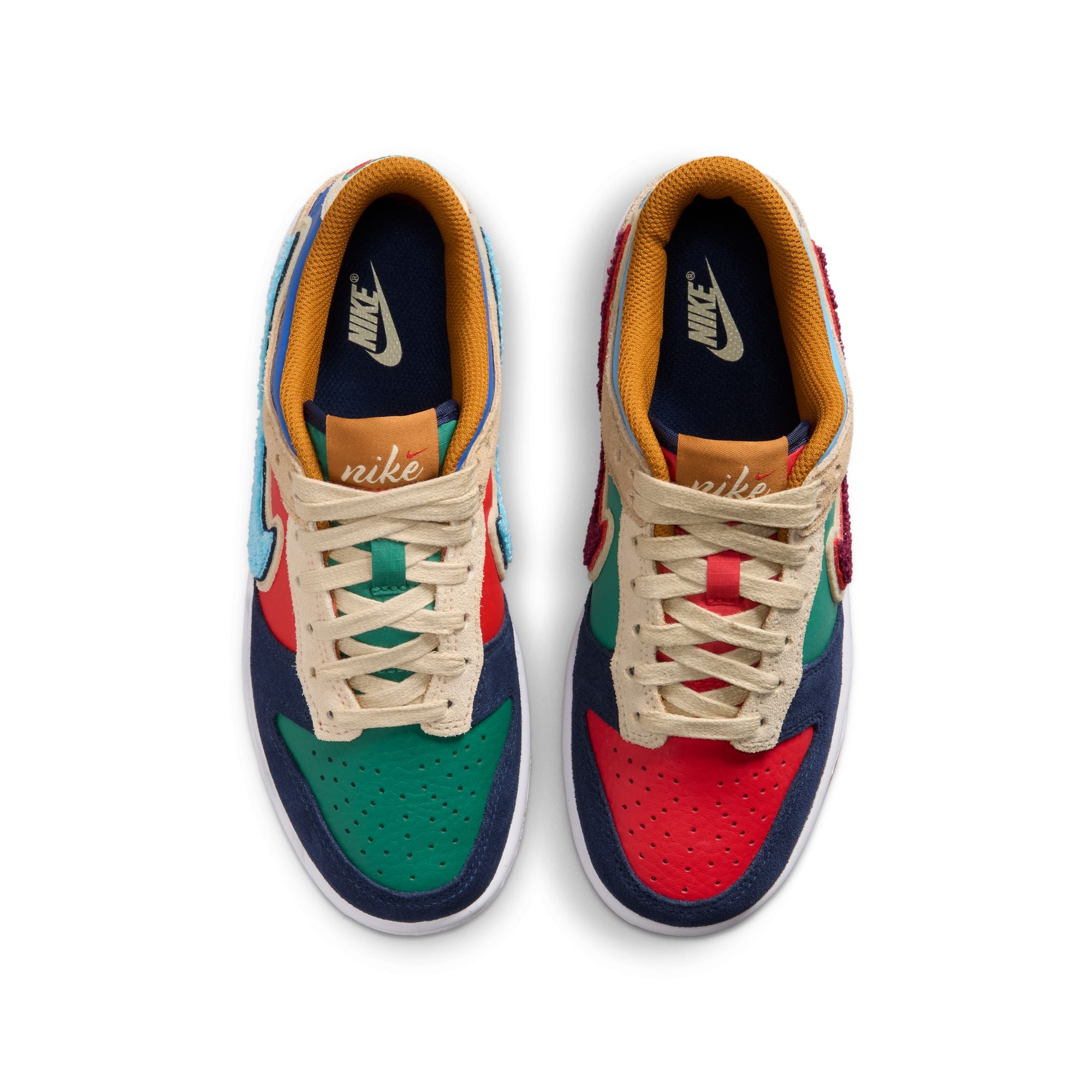 Grade School Nike Dunk Low BG 'Mismatch' - IV6203-410
