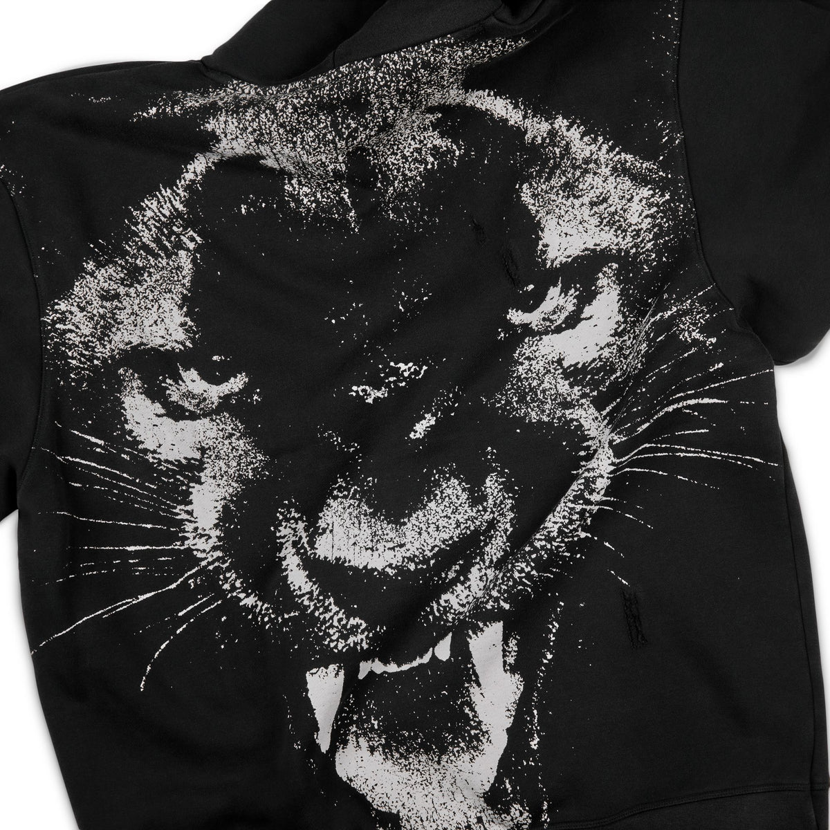 Jordan x Neighborhood Black Cat Pullover Hoodie-Black/University Red - IW4150-010