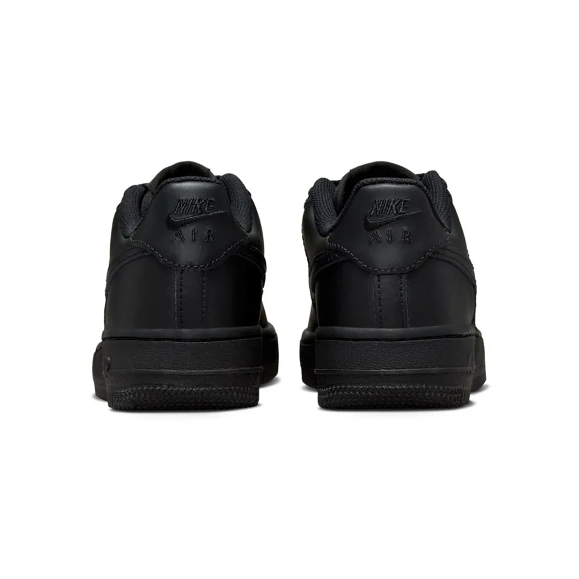 Grade School Nike Air Force 1 Low LE 'Triple Black' - DH2920-001