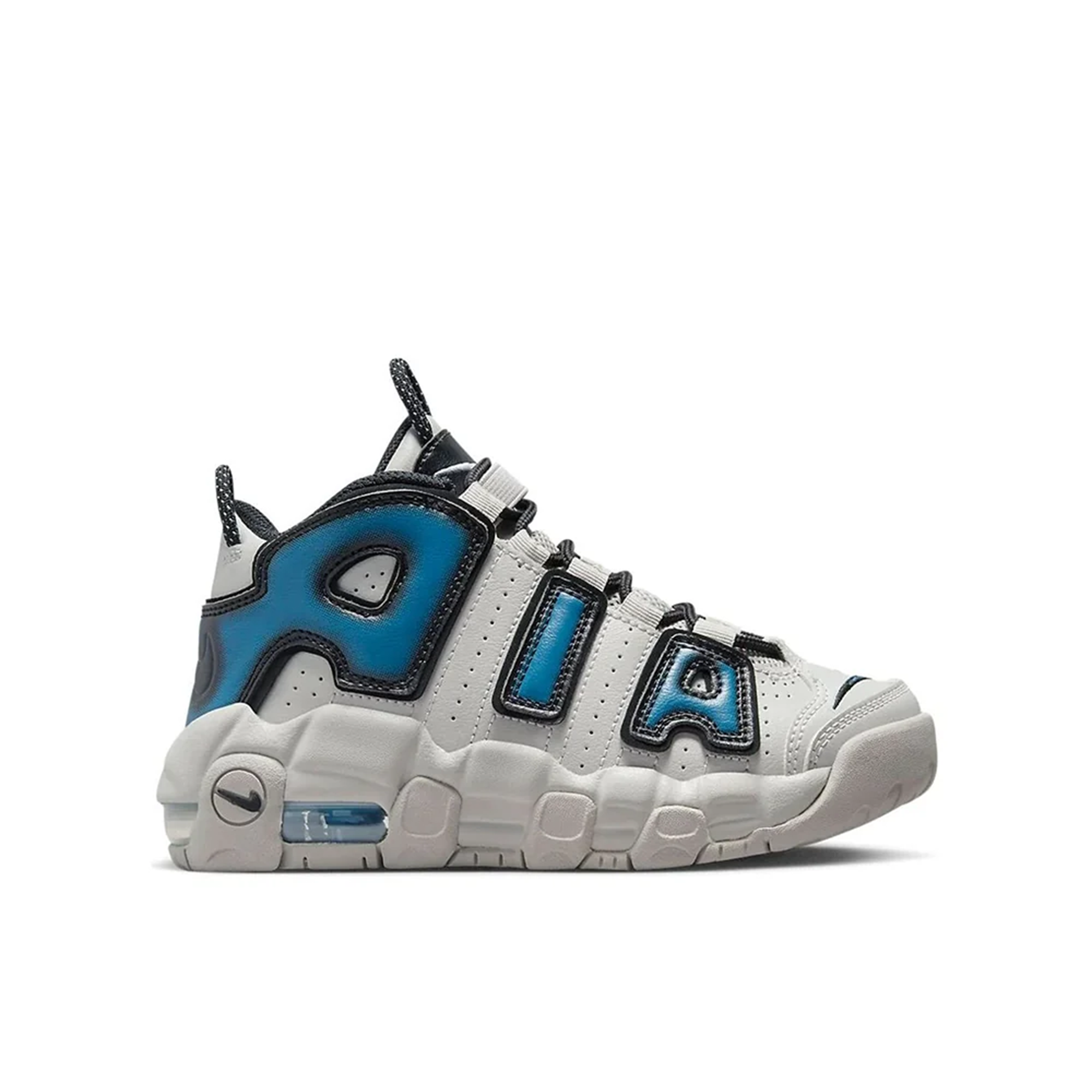 Preschool Nike Air More Uptempo 'Industrial Blue' - FJ1389-001