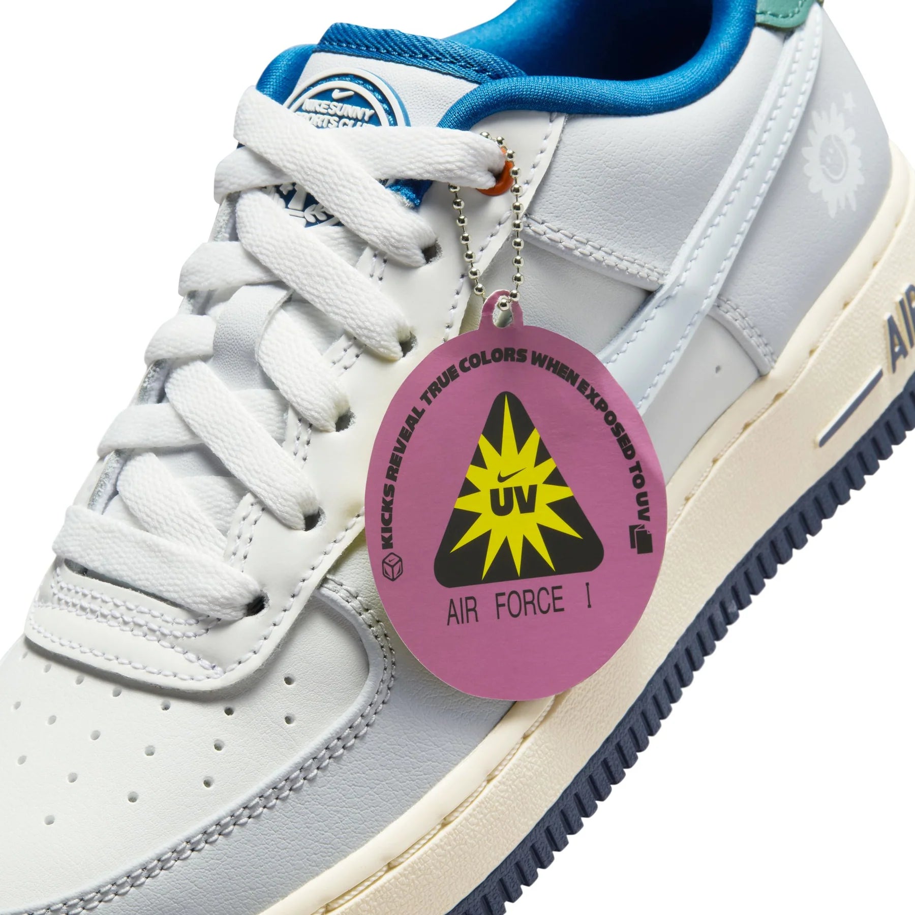 Grade School Nike Air Force 1 LV8 'Sunny Sports Club' - HM3721-111