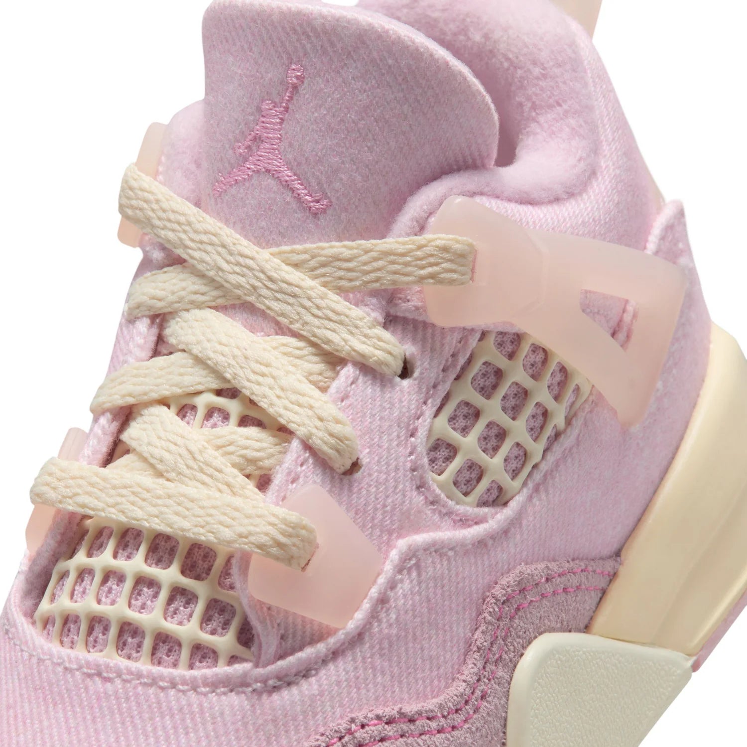 Toddler Jordan 4 Retro Tex 'Iced Carmine' - IB6714-600