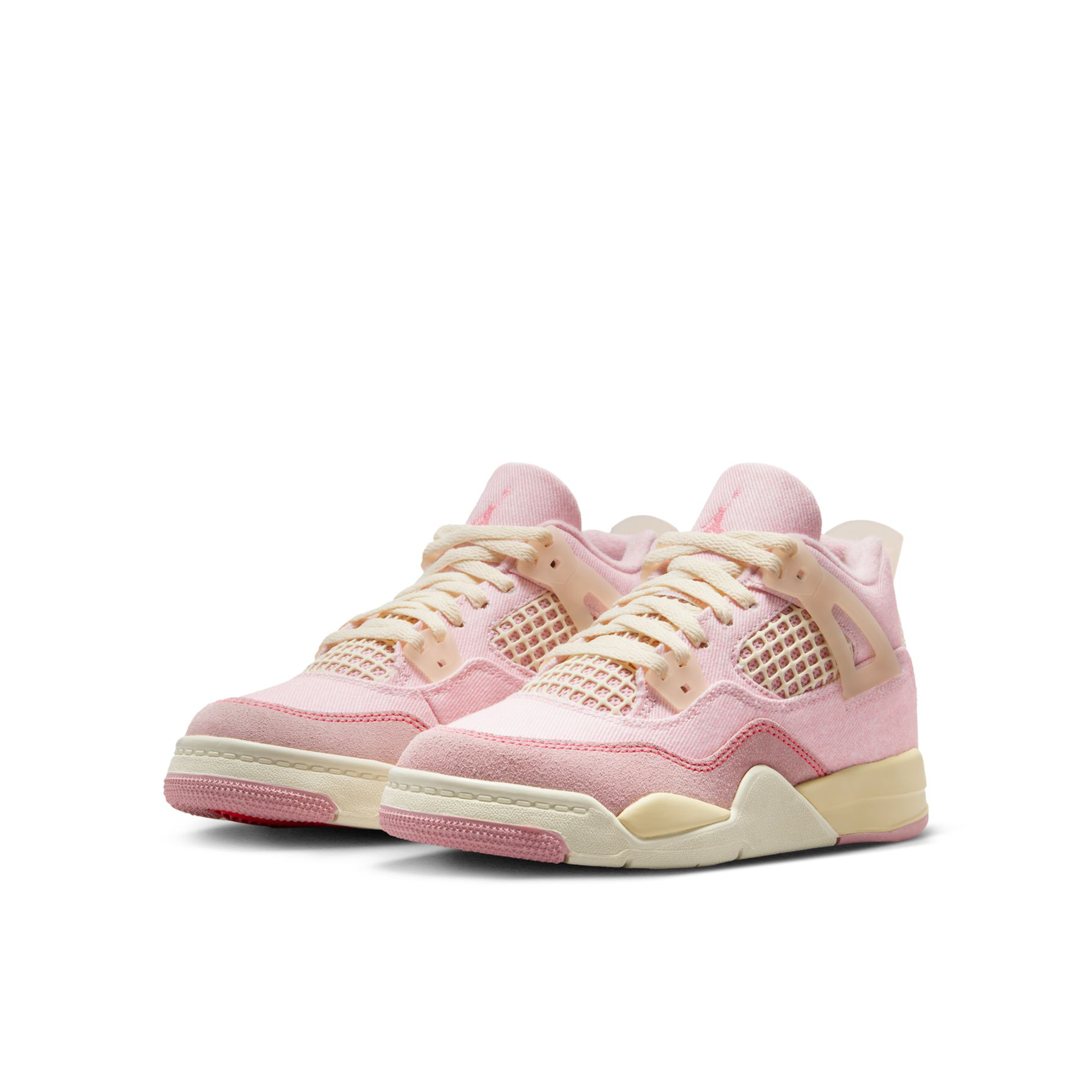 Preschool Jordan 4 Retro TEX 'Iced Carmine' - IB6715-600