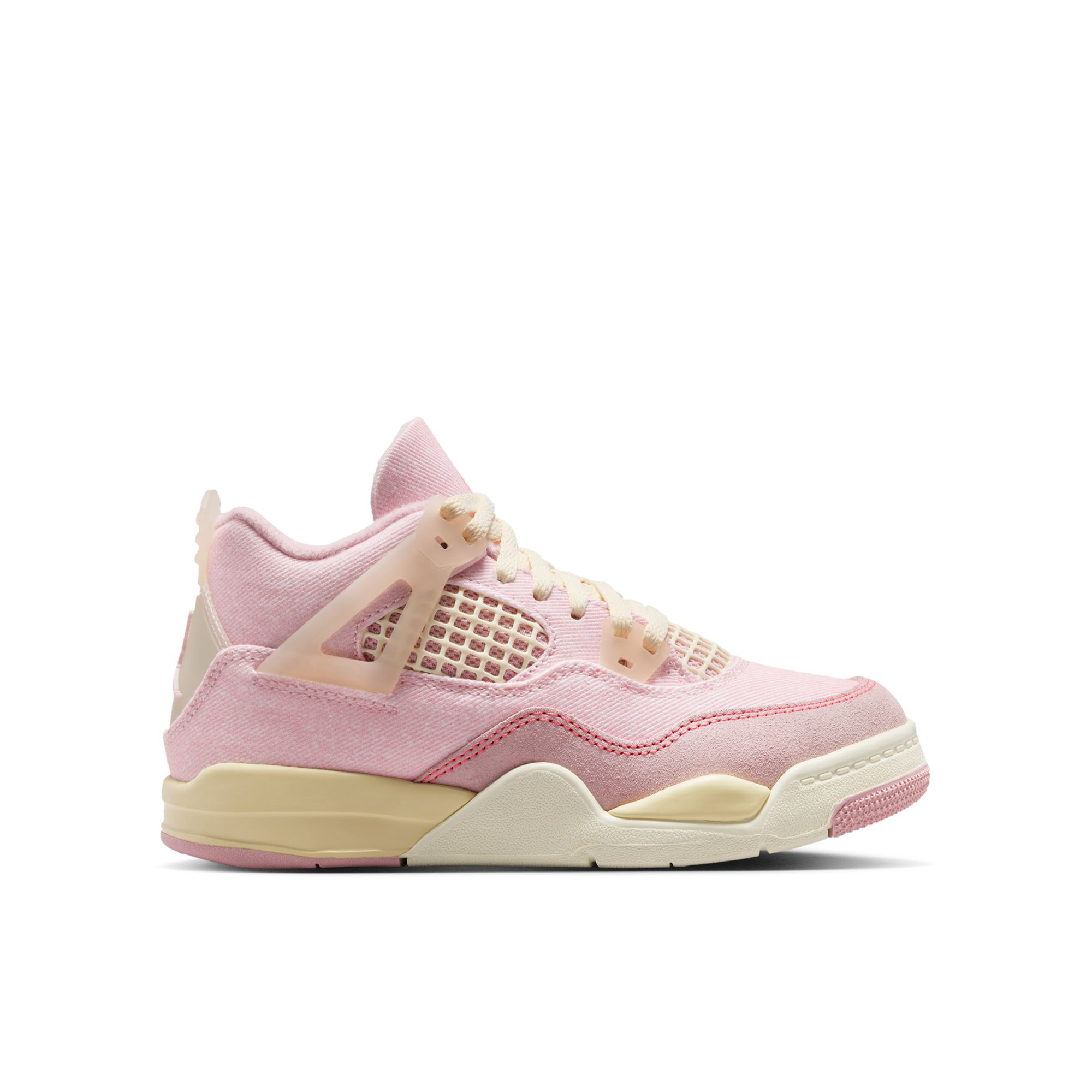 Preschool Jordan 4 Retro TEX 'Iced Carmine' - IB6715-600