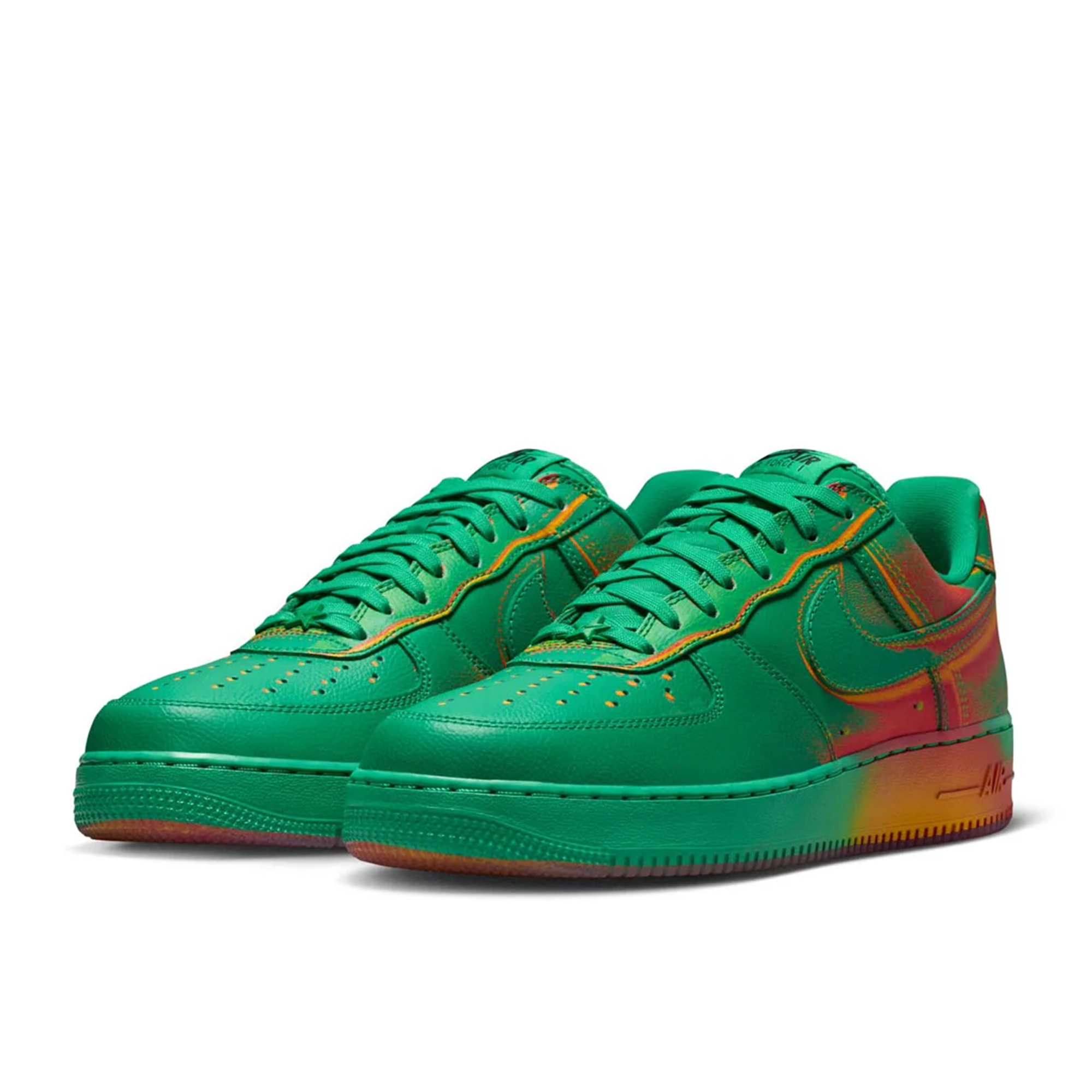 Men's Nike Air Force 1 Low 'Stadium Green/Laser Orange' IB6834-300