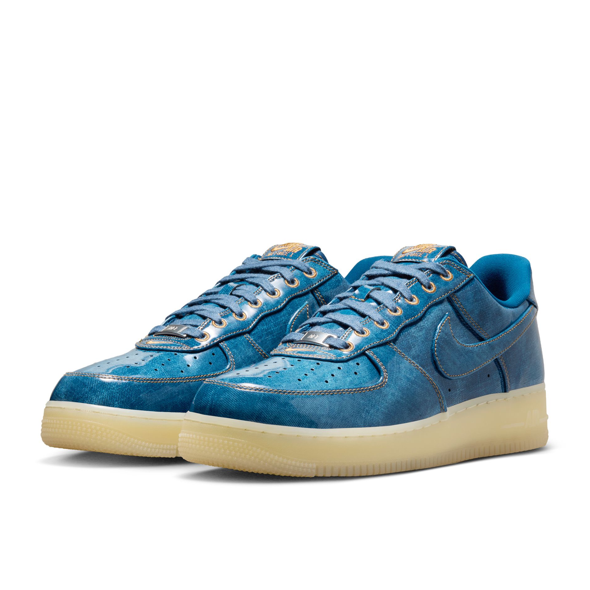 Men's Nike Air Force 1 Retro 'Patent Denim' - IM5757-400