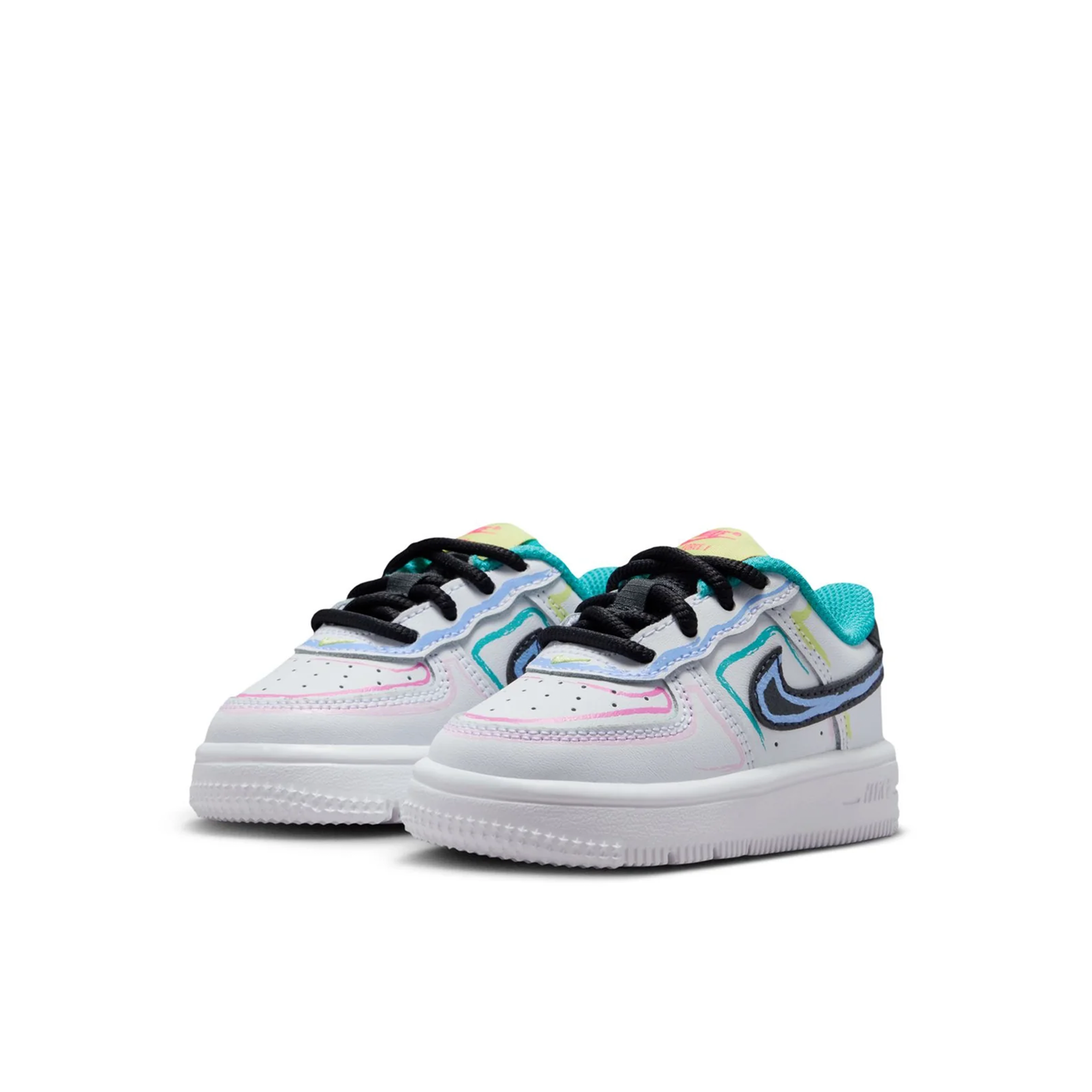 Toddler Nike Air Force 1 Low 'White/Hyper Pink' - IR1822-100
