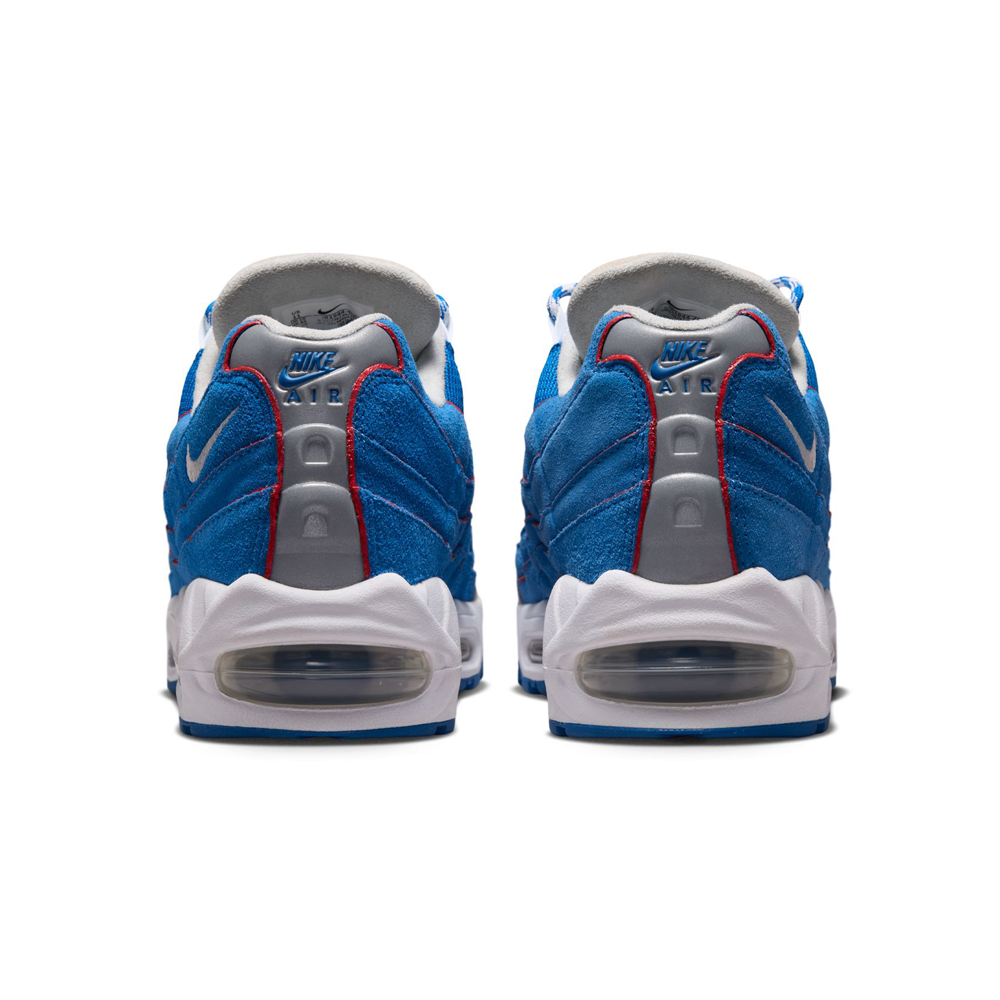 Men's Nike Air Max 95 Big Bubble 'Blue Sapphire and Action Red' - IR1944-400