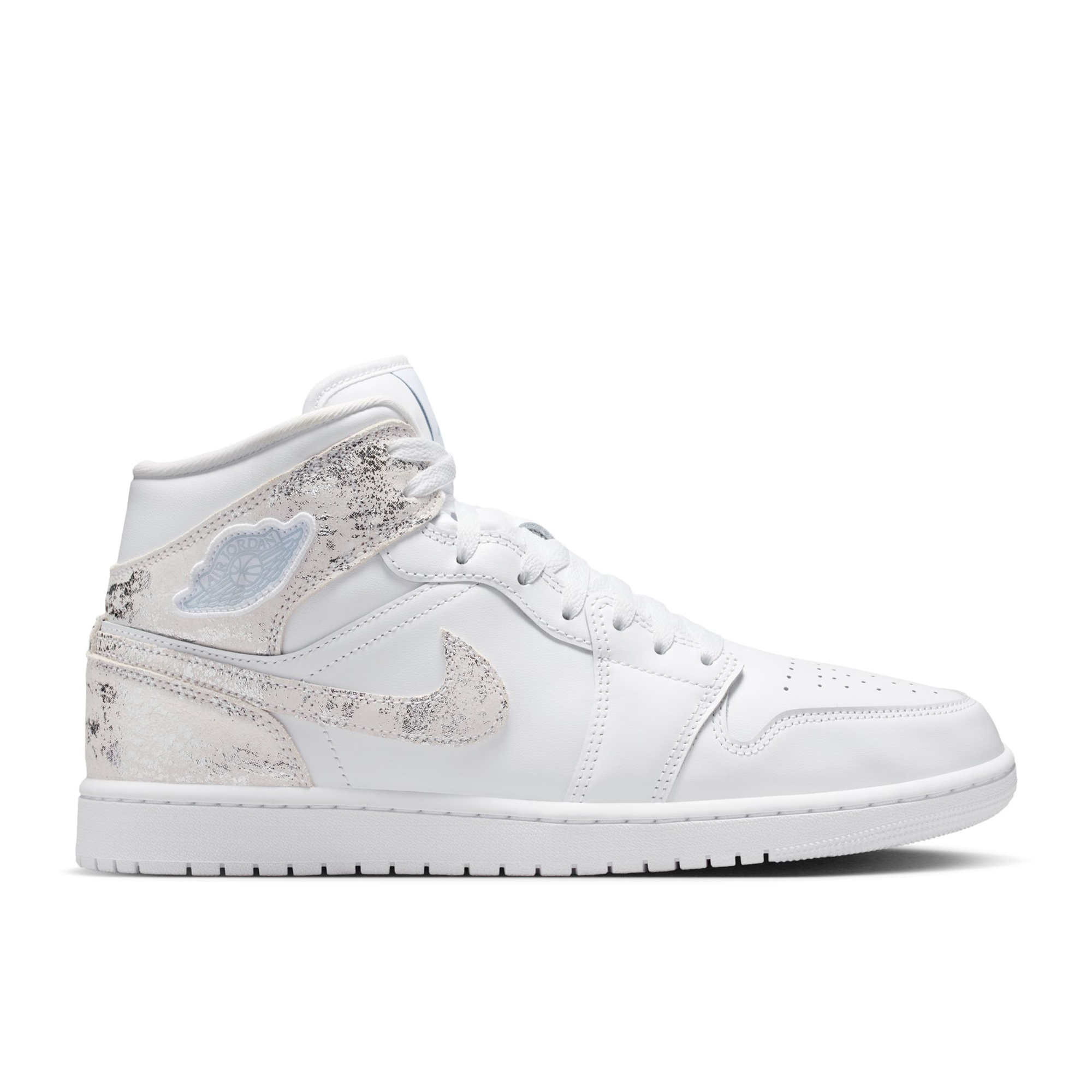 Men's Air Jordan 1 Mid SE ' White/field Silver-white-white' -IR2271-100
