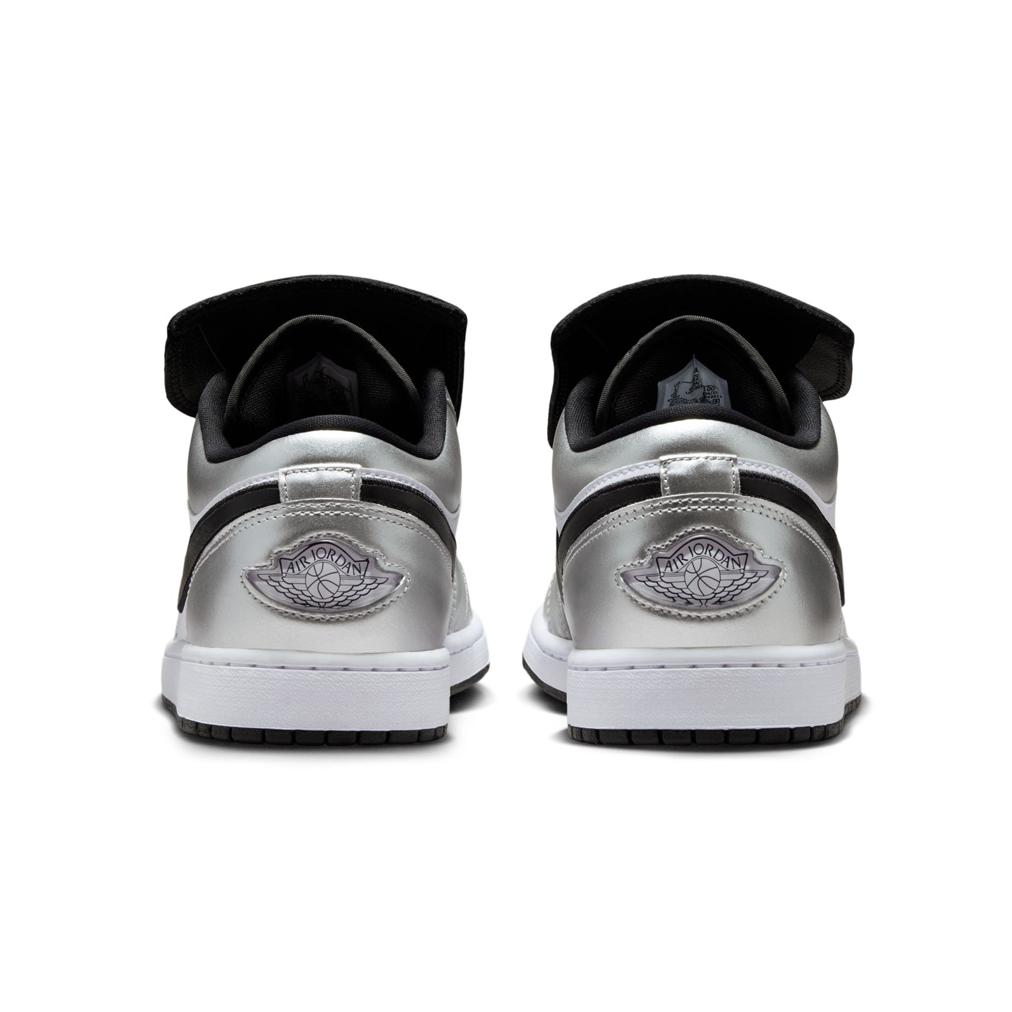 Men's Air Jordan 1 Low SE 'Metallic Silver Tiempo' - IR2278-100