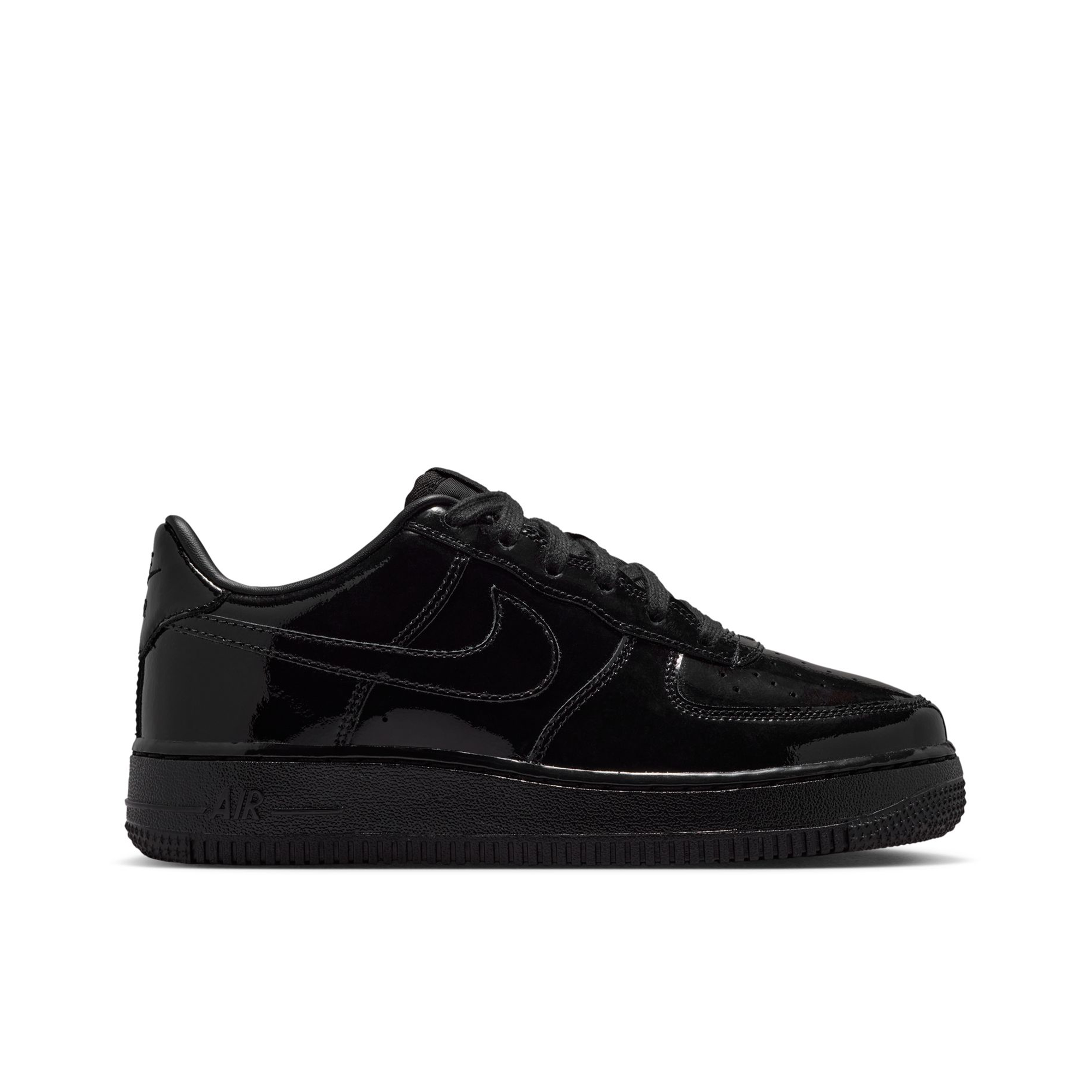 Grade School Nike Air Force 1 Low BG 'Black Patent' - IV2448-010