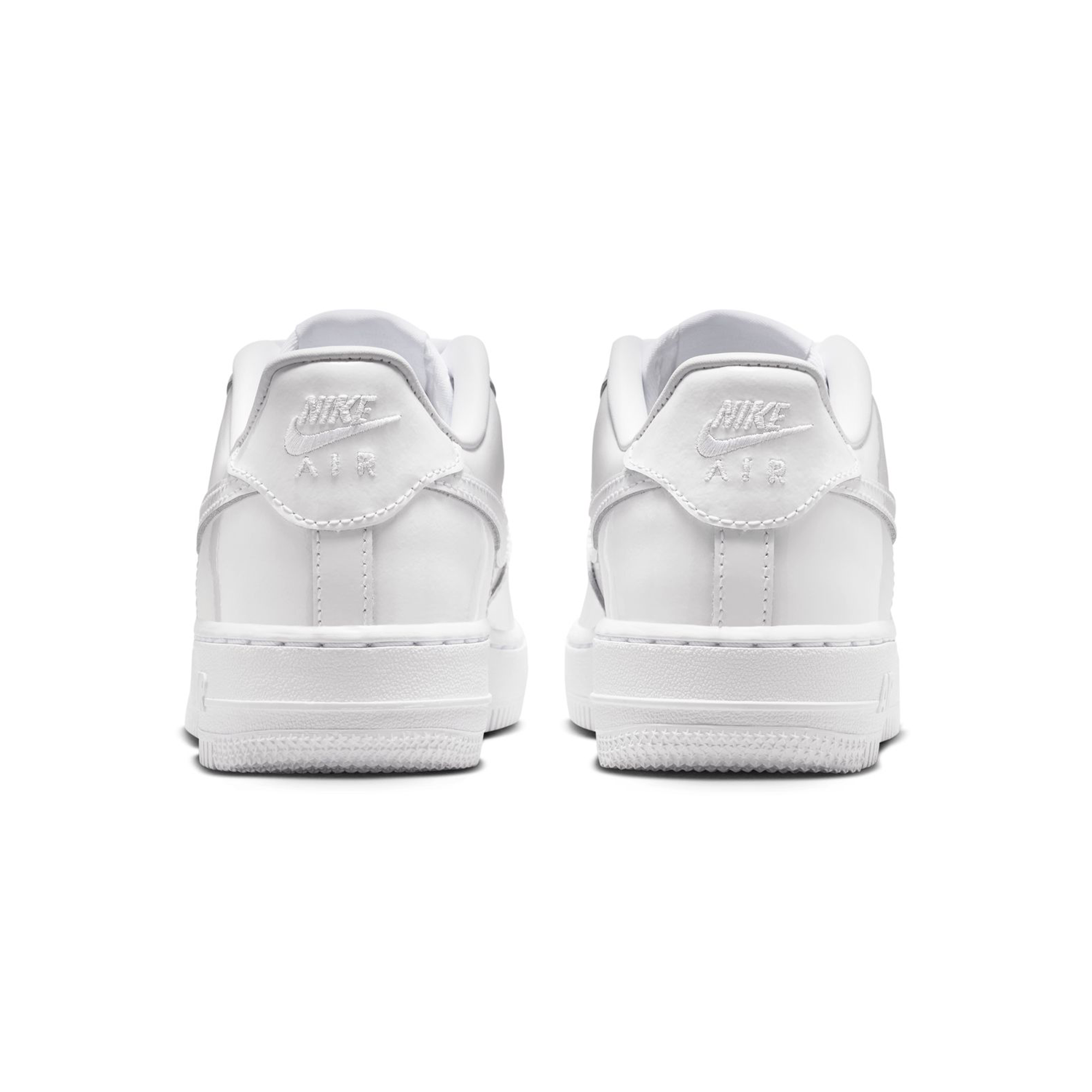 Grade School Nike Air Force 1 Low BG 'White Patent' - IV2448-100