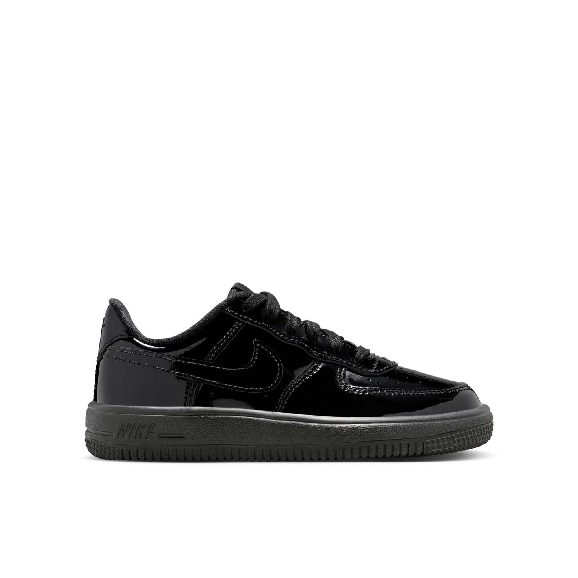 Preschool Nike Force 1 Low BP Lace 'Black' - IV2449-010