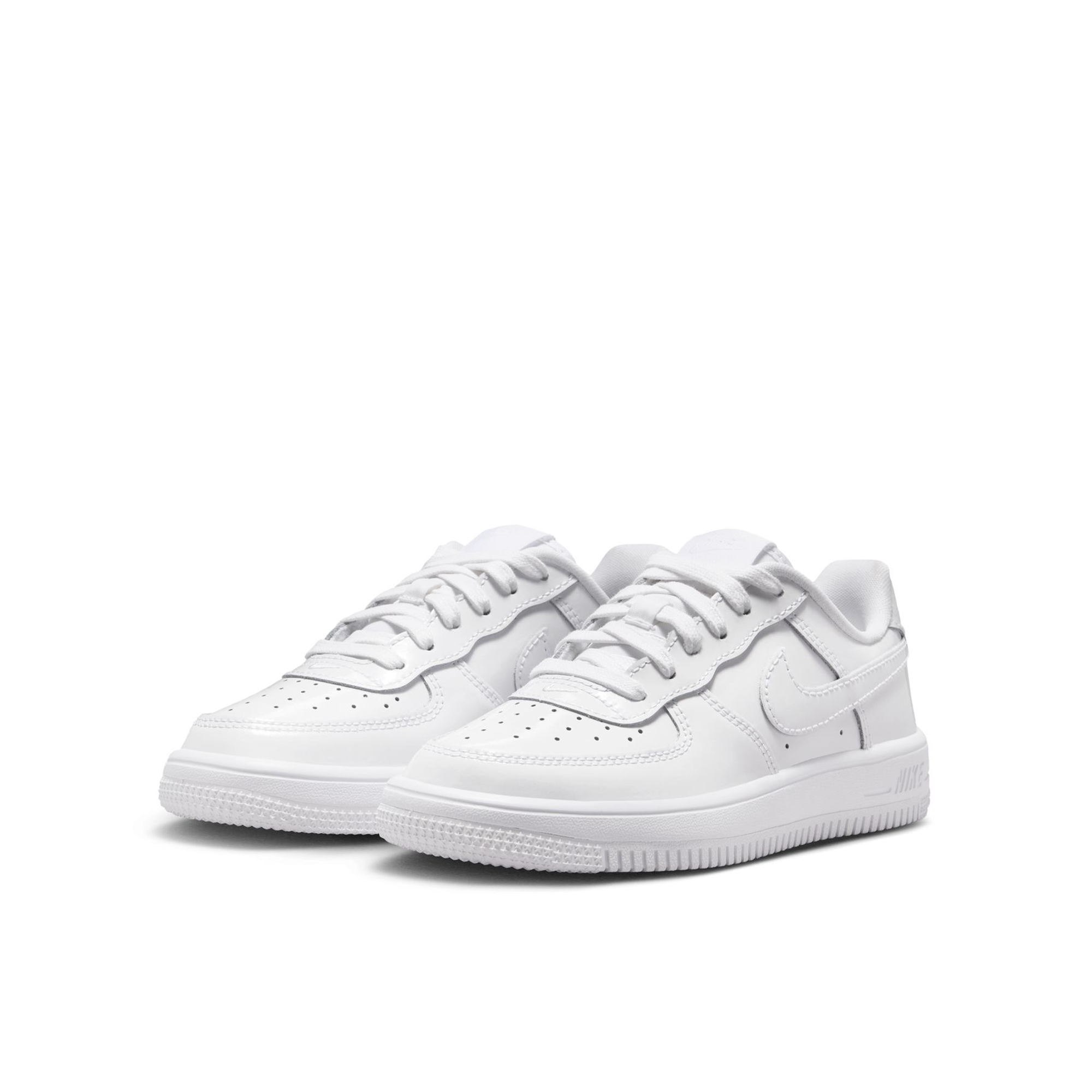 Preschool Nike Force 1 Low BP Lace 'White' - IV2449-100