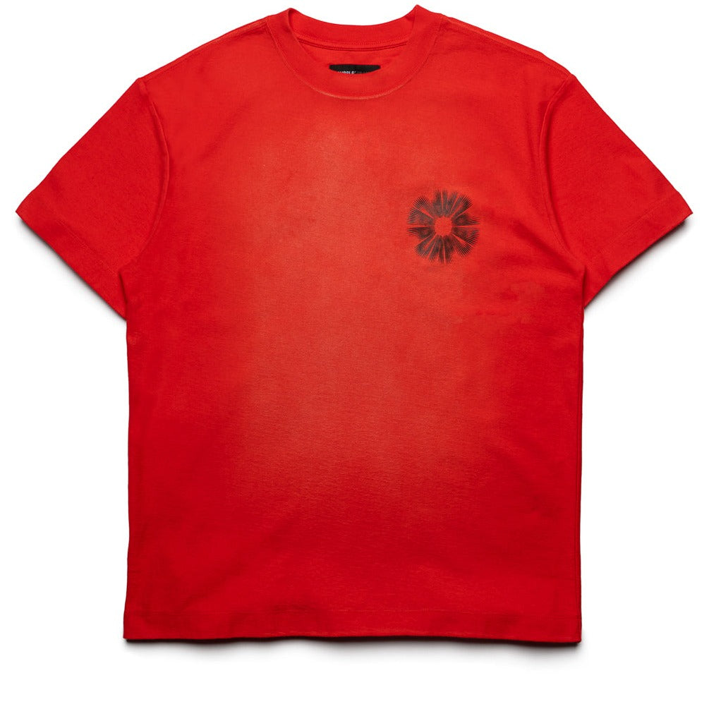 Purple Textured Jersey Ss Tee -Red -P104-Jtrb423
