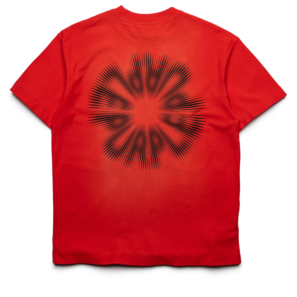 Purple Textured Jersey Ss Tee -Red -P104-Jtrb423