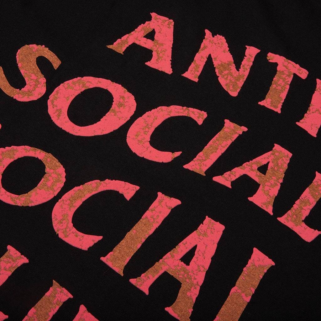 Anti Social Social Club Weathered Mind Games Tee-Black - ASSCFW26SS13