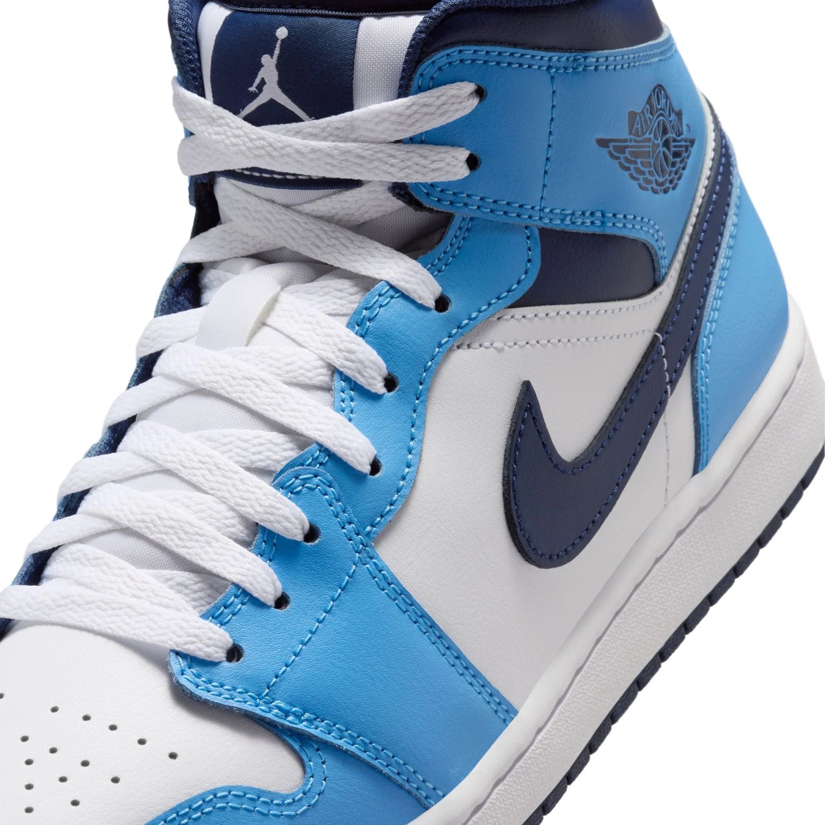 Men's Air Jordan 1 Mid 'Blue Midnight Navy' - DQ8426-405