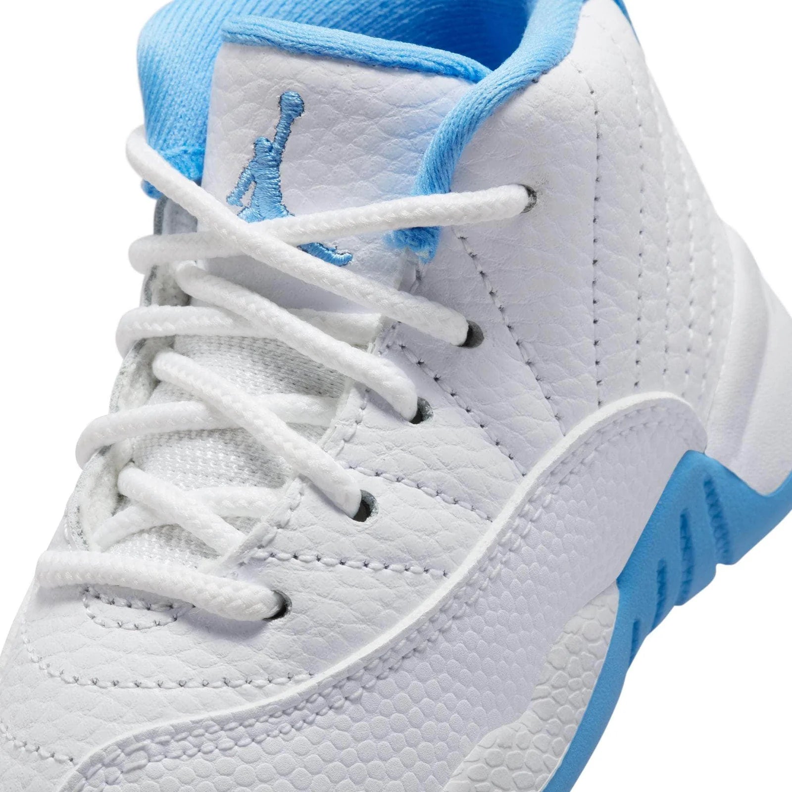 Toddler Jordan 12 Retro "White and University Blue" - 850000-112