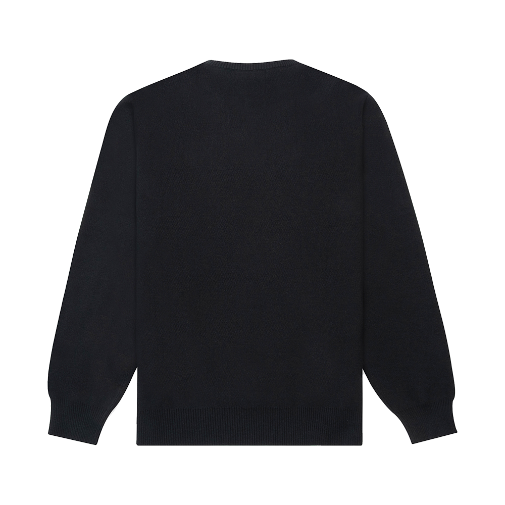 PAPER PLANES BIRDSEYE STATUE CREWNECK SWEATER -BLACK-300277