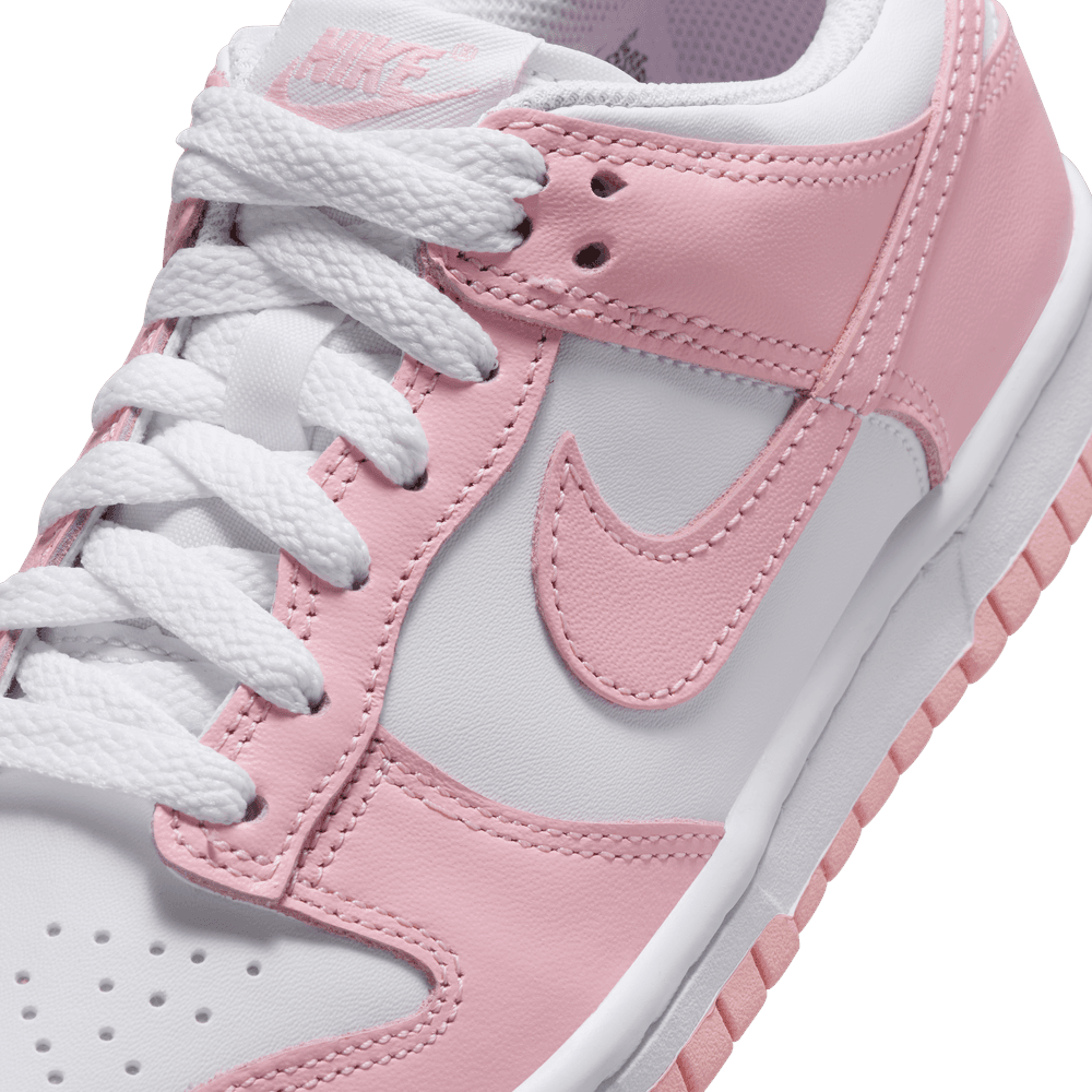 Grade School Nike Dunk Low 'Soft Pink' - FB9109-125