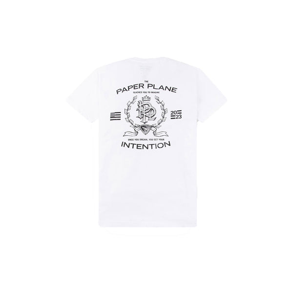 PAPER PLANES CROWN TEE-WHITE-200287