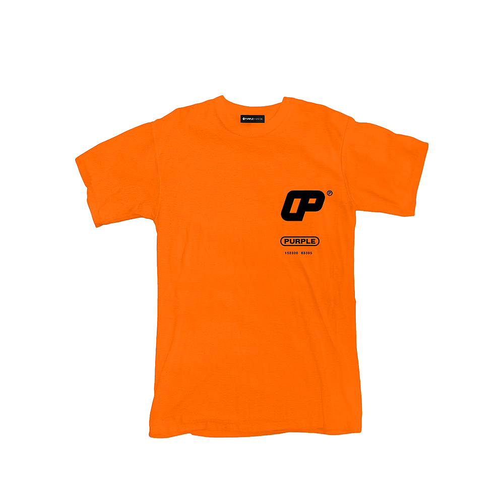 Purple Clean Jersey Short Sleeve Tee-Orange-P109-Copt123